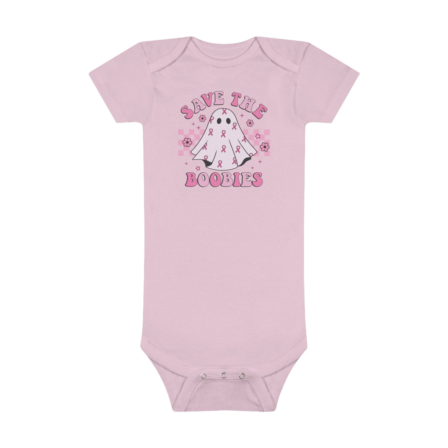 Save The Boobies Onesie, Baby Short Sleeve Onesie®