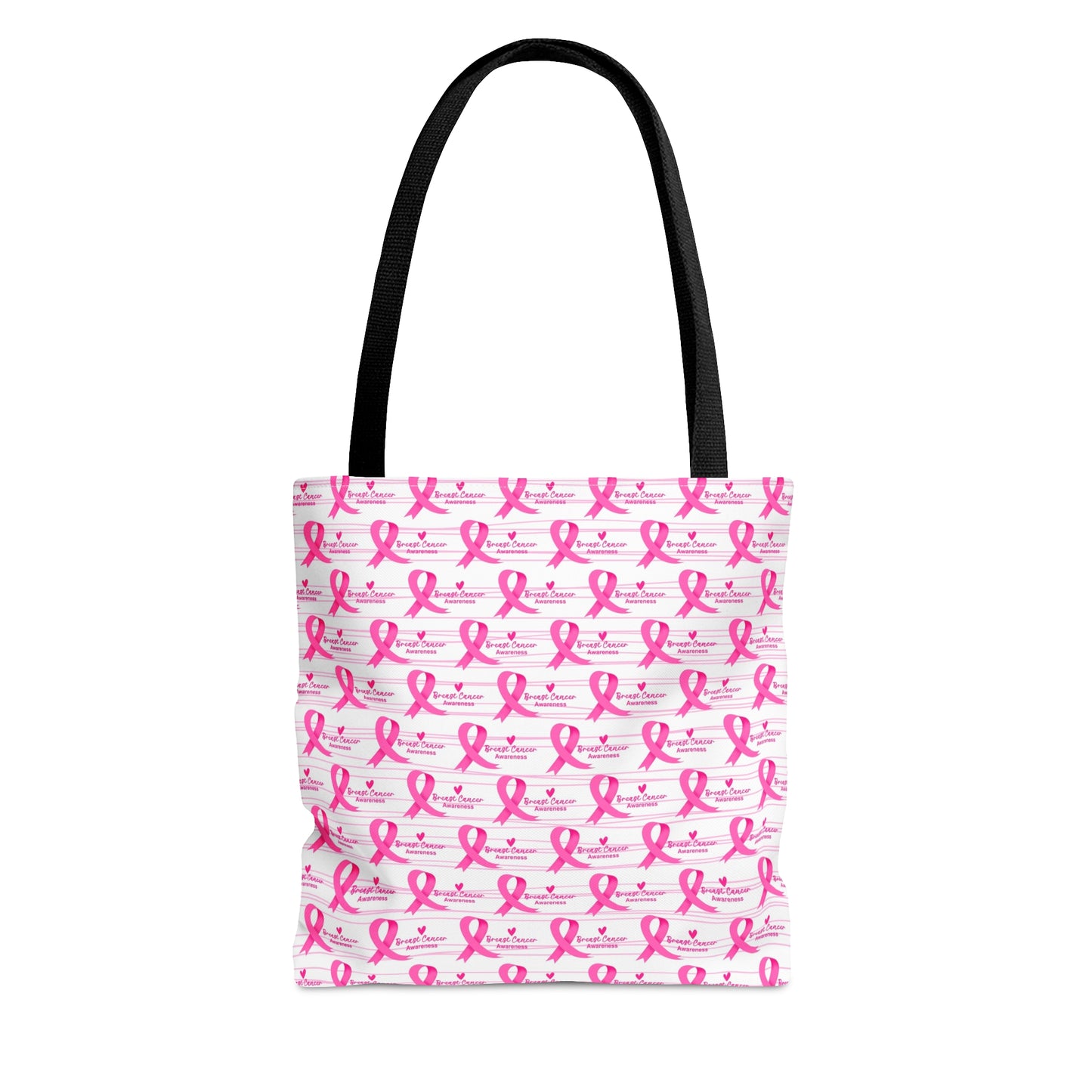 Pink Ribbon Breast Cancer Awareness Tote Bag