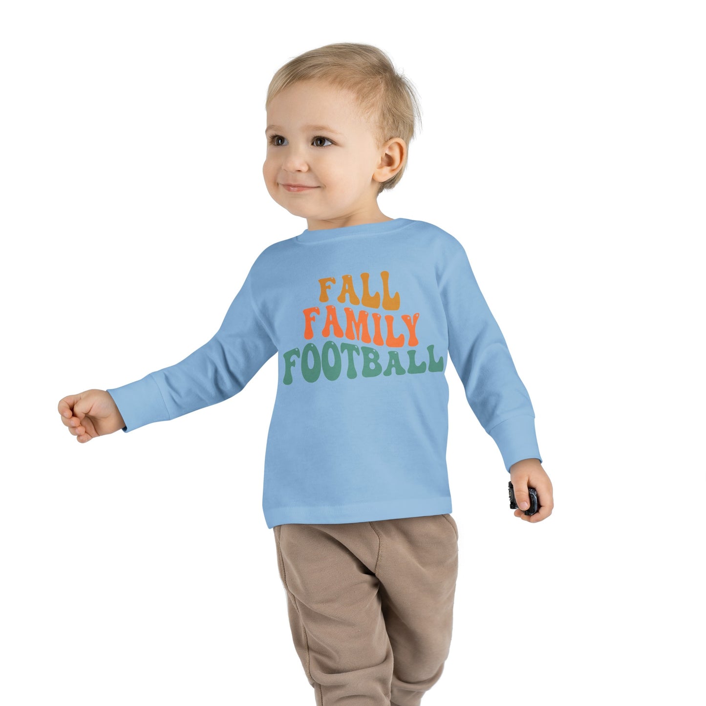 Fall Family Football Toddler Long Sleeve Tee