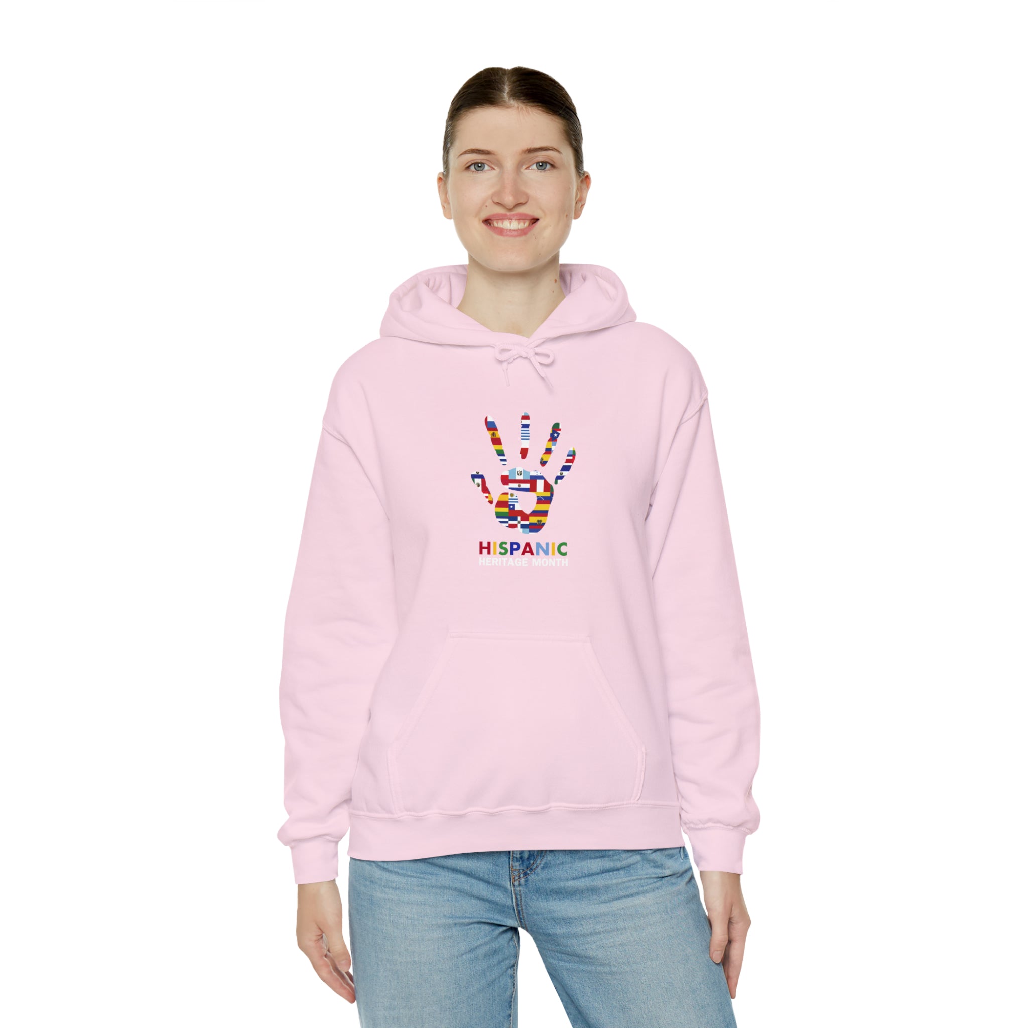 Flag Handprint - Hispanic Heritage Month Unisex Hoodie