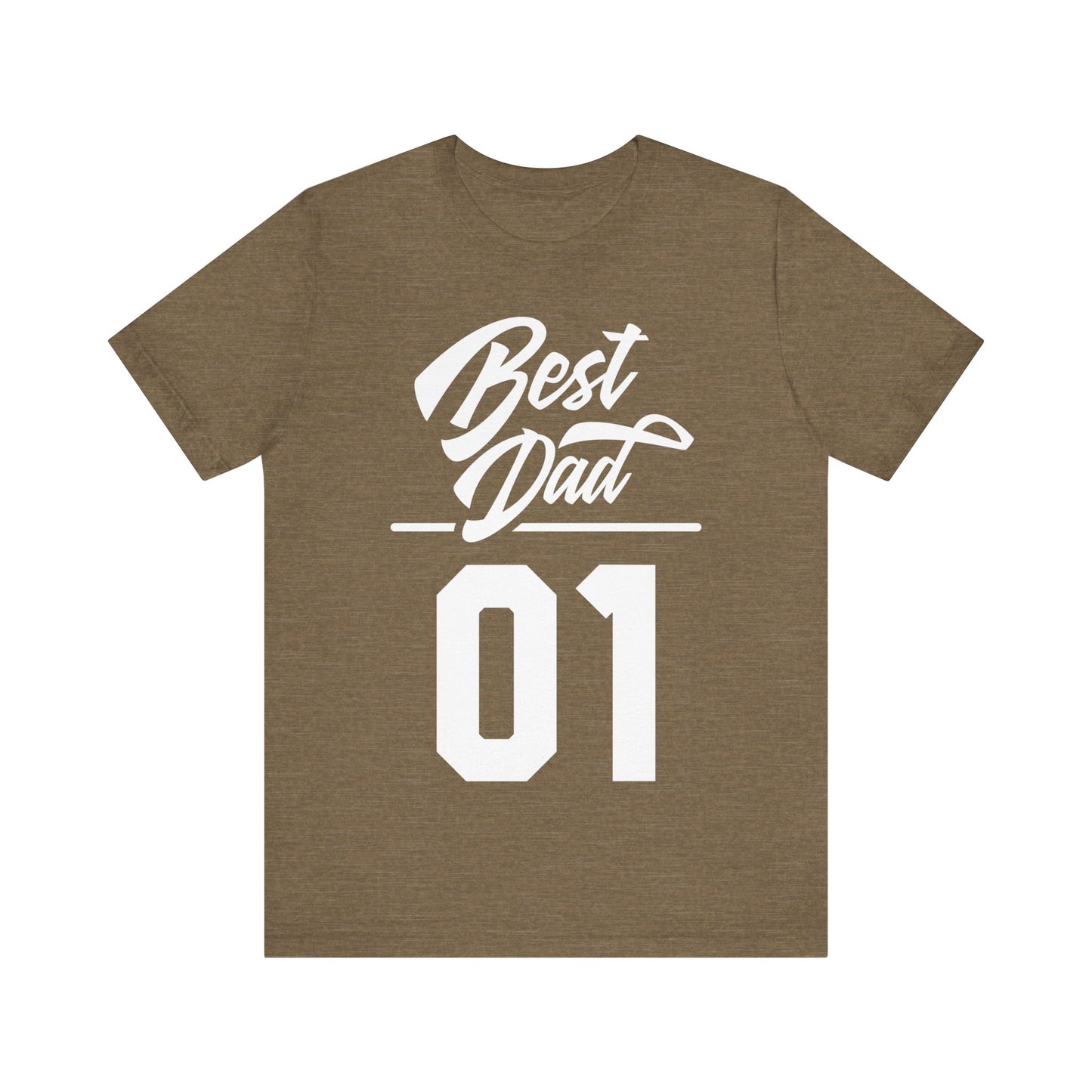 Best Dad 01, Best Dad Tee, Best Dad T-shirt, Gift for Dad, Son to Dad Gift, Unisex Jersey Short Sleeve Tee