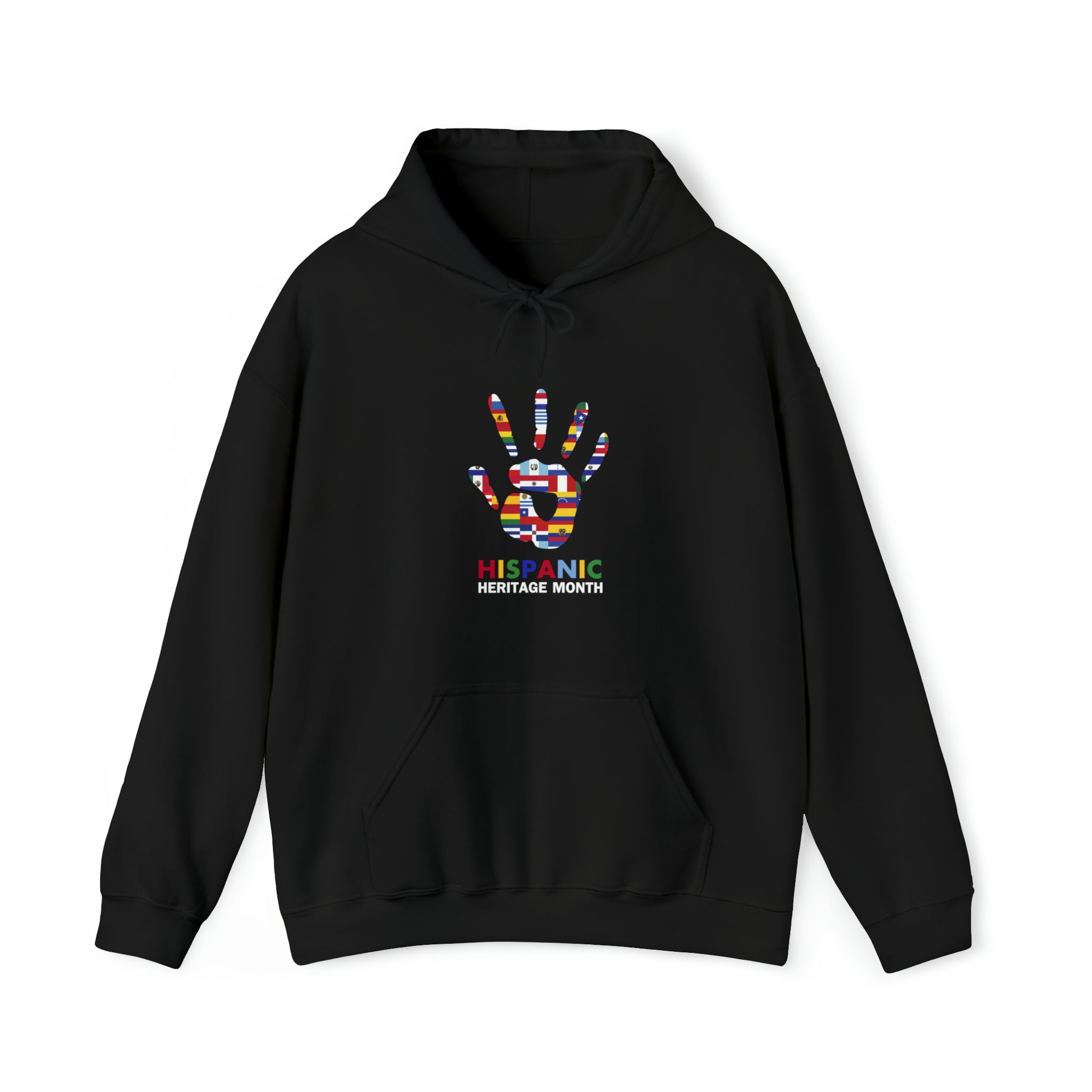 Flag Handprint - Hispanic Heritage Month Unisex Hoodie