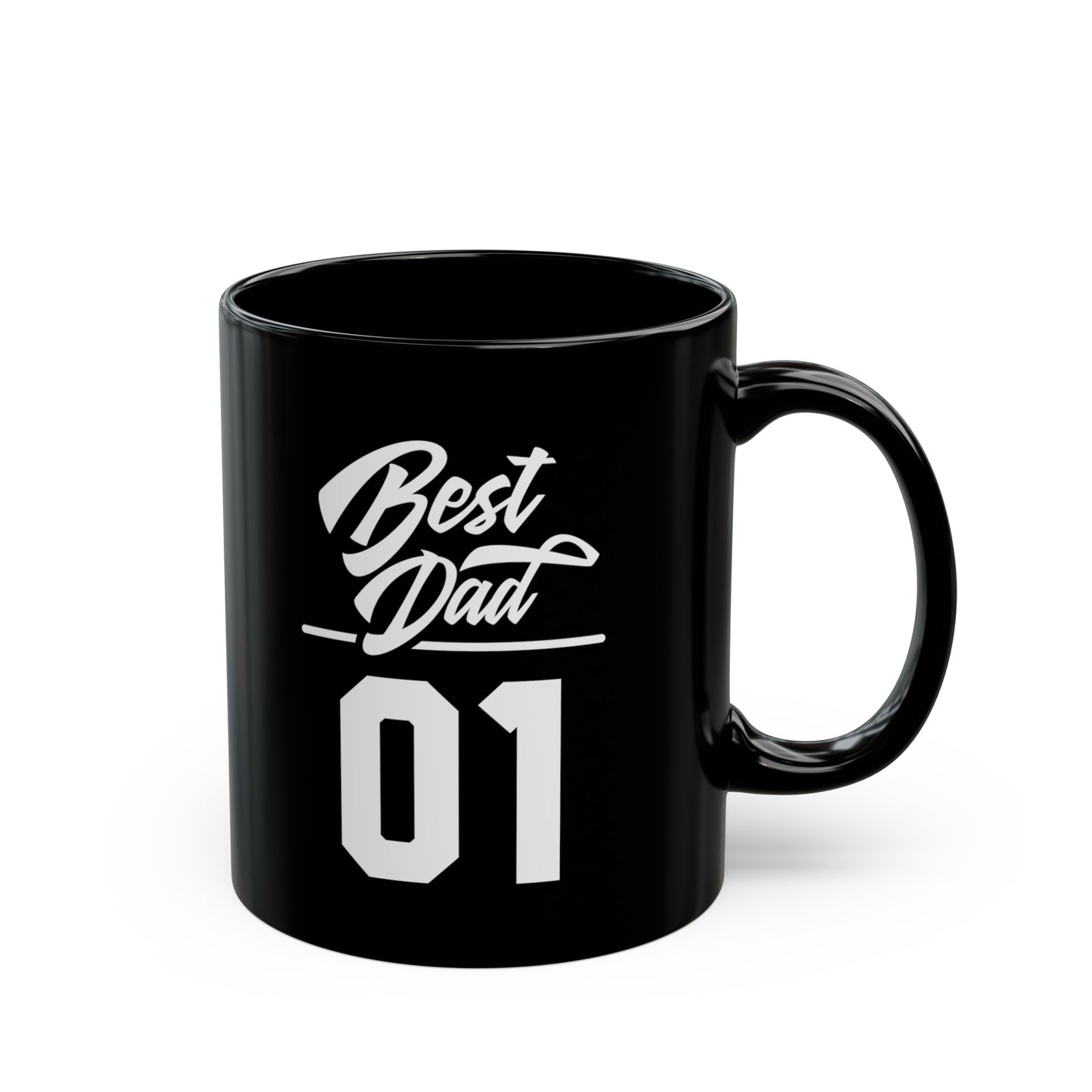 Best Dad 01, Best Dad Beer Mug, Number 1 Dad Mug, Best Dad Black Mug, Best Dad Coffee Mug