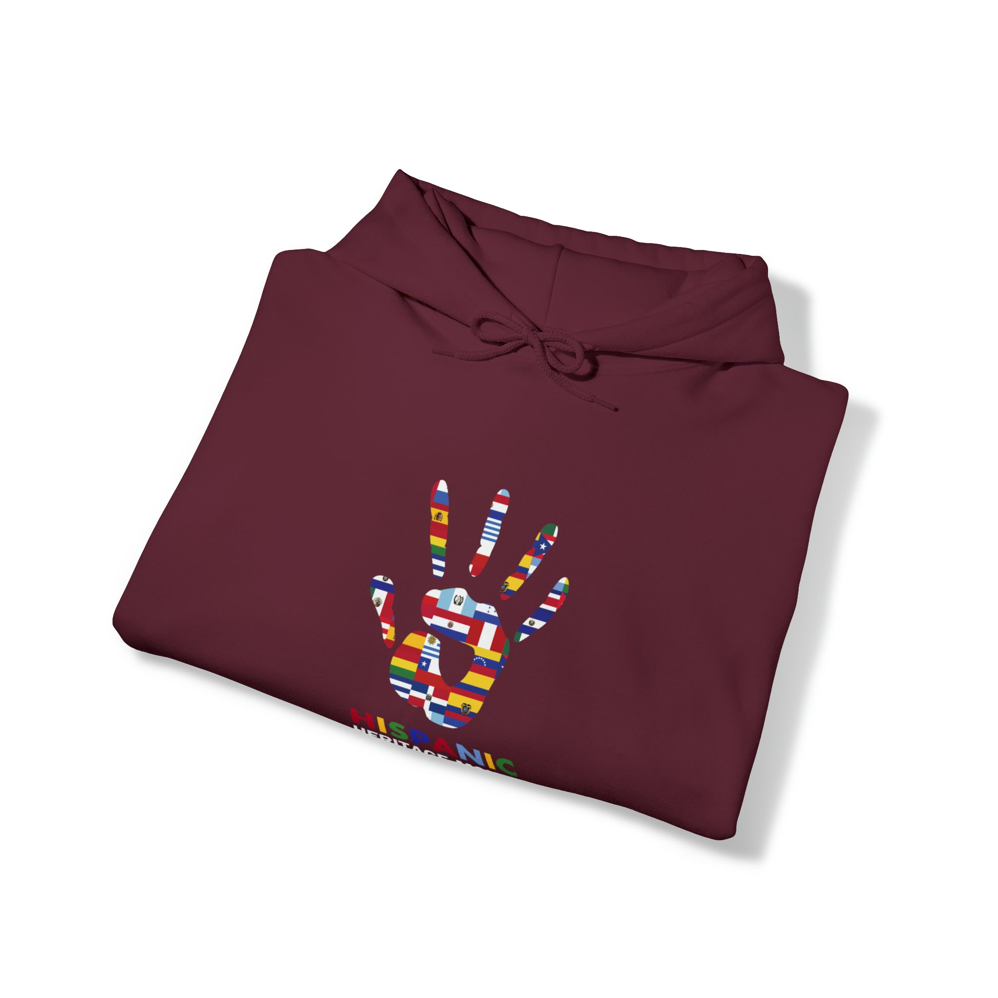 Flag Handprint - Hispanic Heritage Month Unisex Hoodie