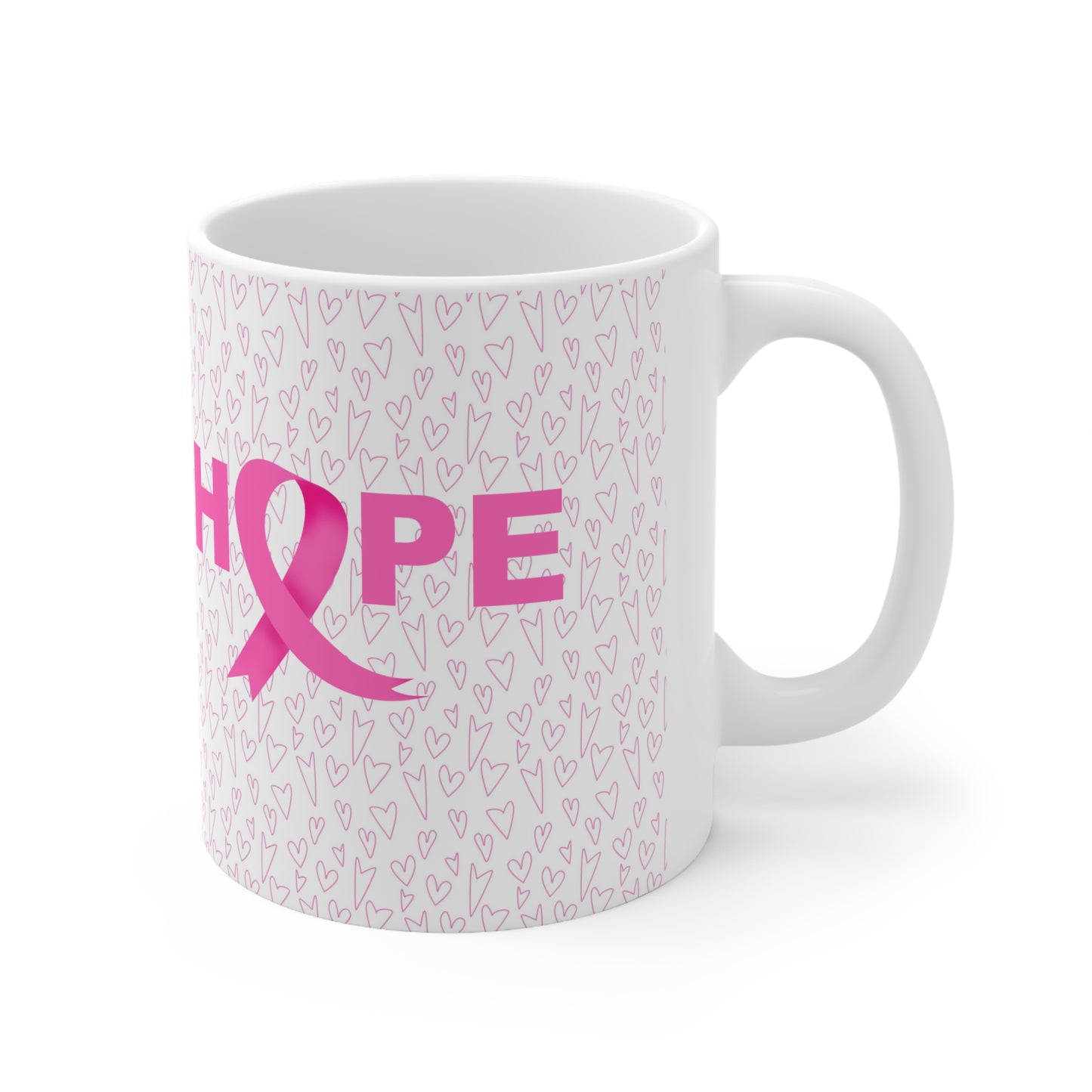 Breast Cancer Awareness Ceramic Mug 11oz