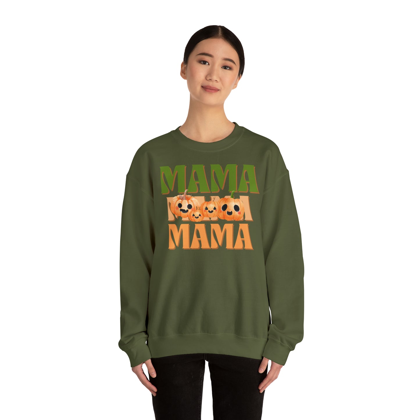 Mama Pumpkin Unisex Heavy Blend™ Crewneck Sweatshirt