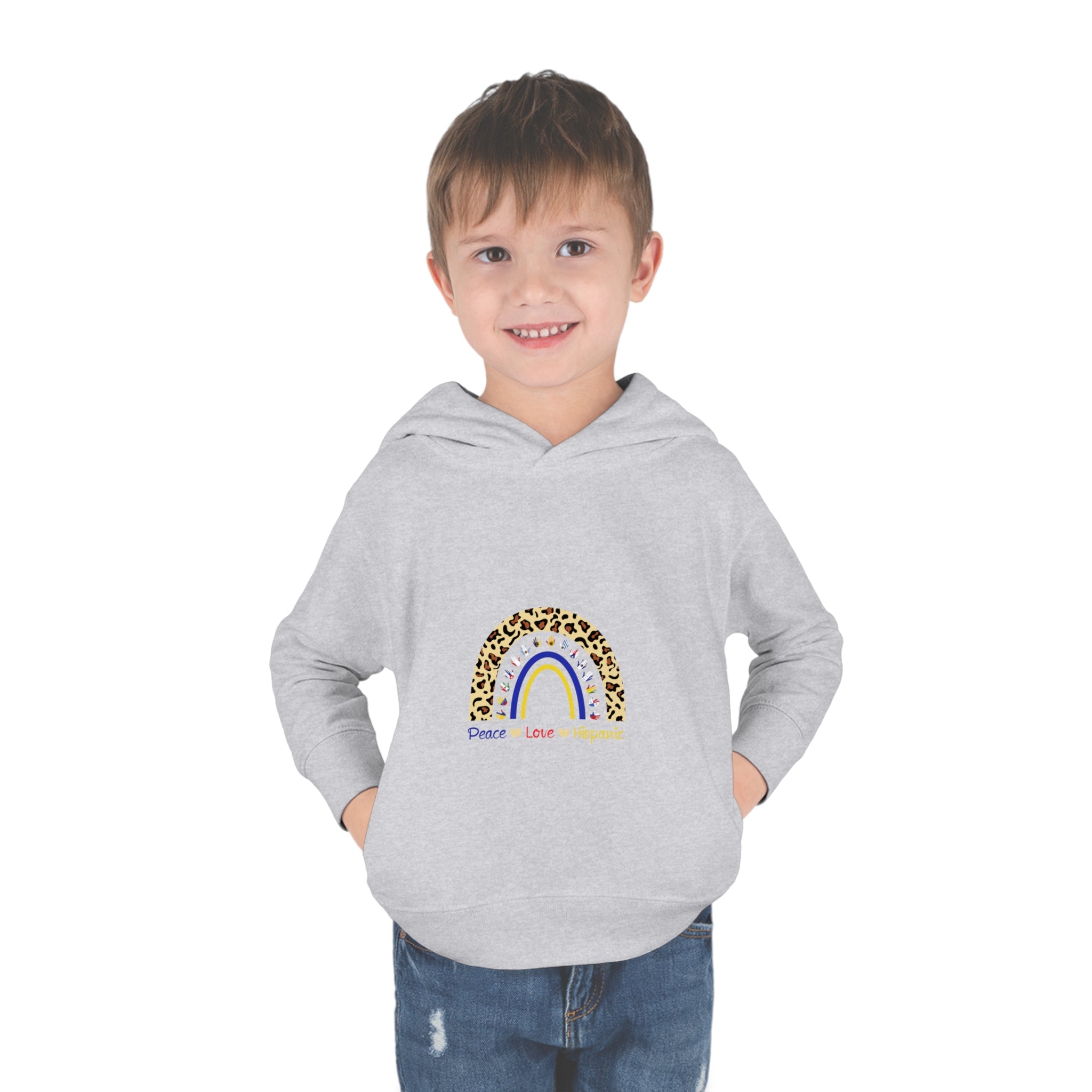 Leopard Rainbow - Hispanic Heritage Month Toddler Hoodie