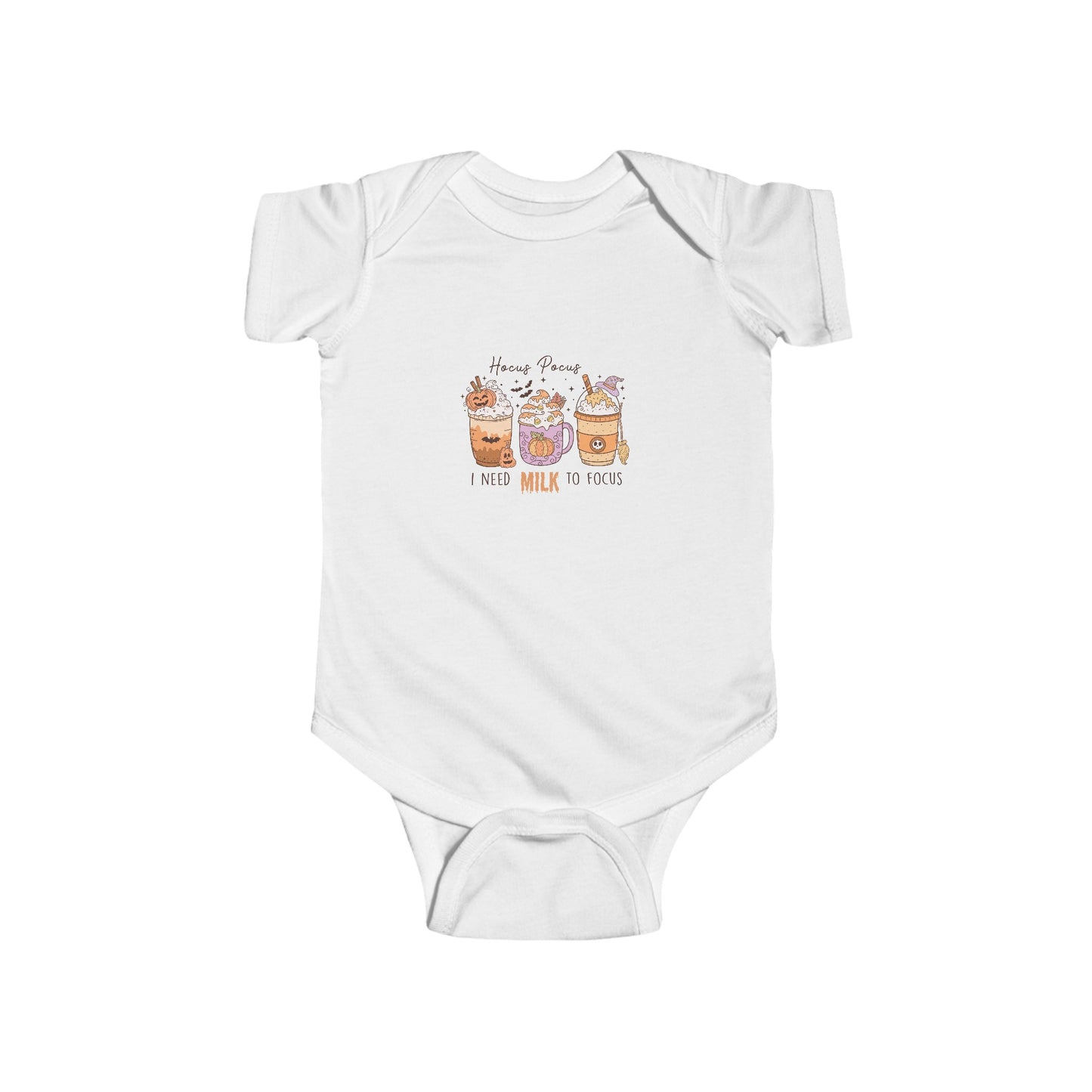 Hocus Pocus I Need Milk To Focus Infant Fine Jersey Bodysuit