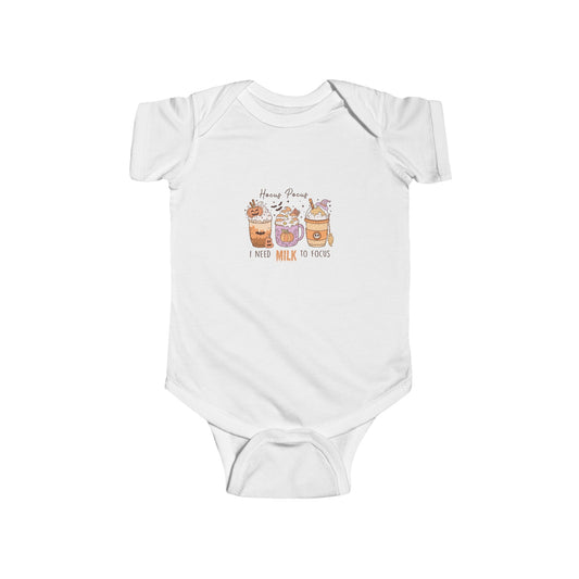 Hocus Pocus I Need Milk To Focus Infant Fine Jersey Bodysuit