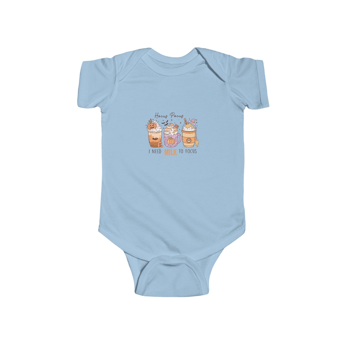 Hocus Pocus I Need Milk To Focus Infant Fine Jersey Bodysuit