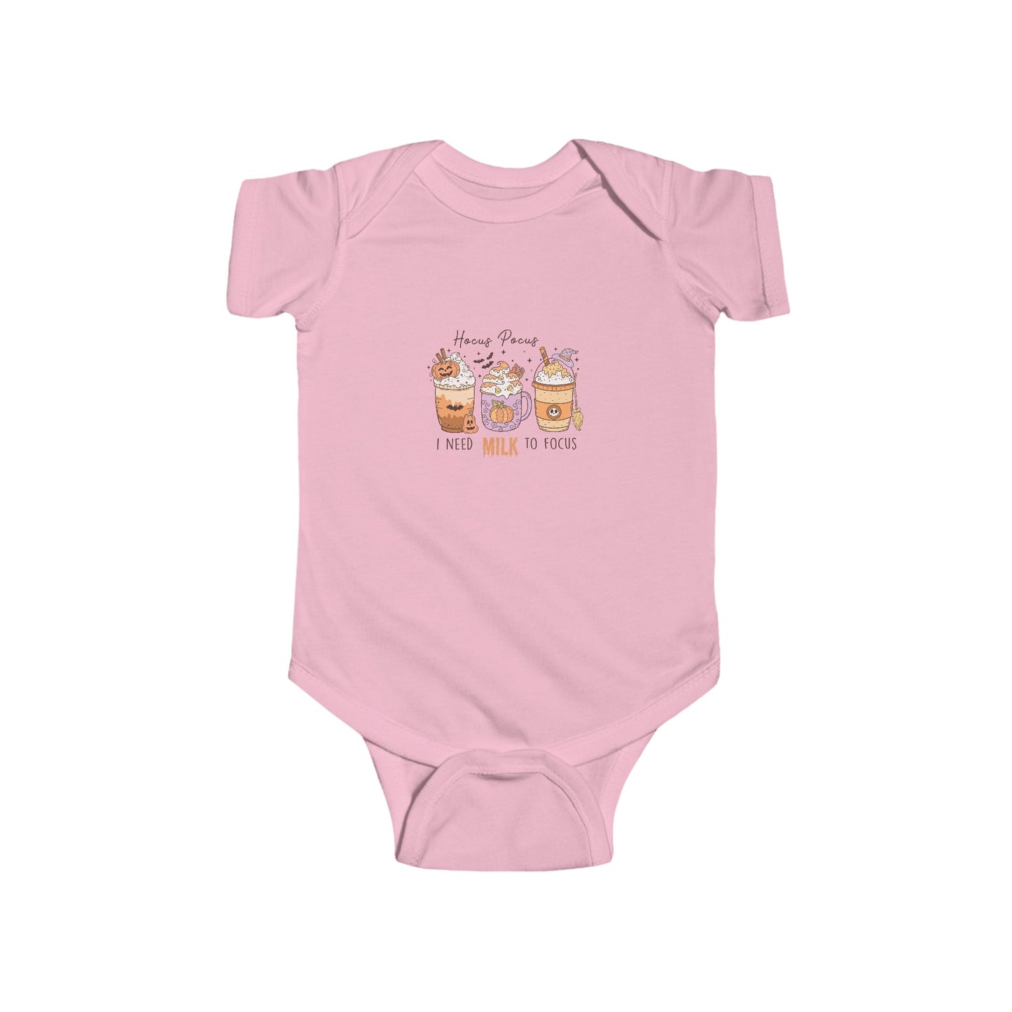 Hocus Pocus I Need Milk To Focus Infant Fine Jersey Bodysuit