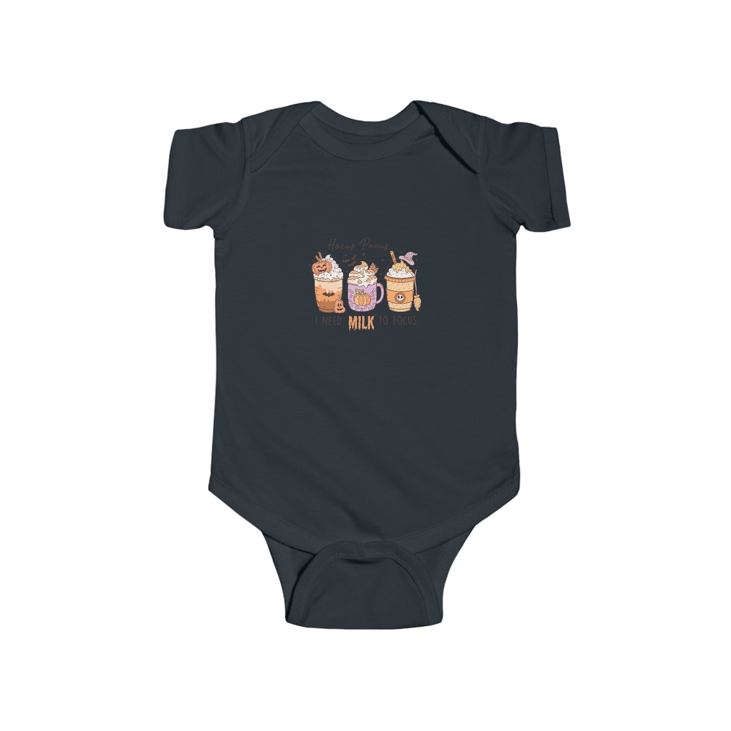 Hocus Pocus I Need Milk To Focus Infant Fine Jersey Bodysuit