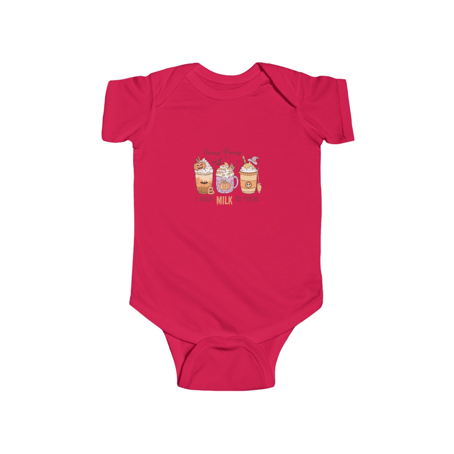 Hocus Pocus I Need Milk To Focus Infant Fine Jersey Bodysuit