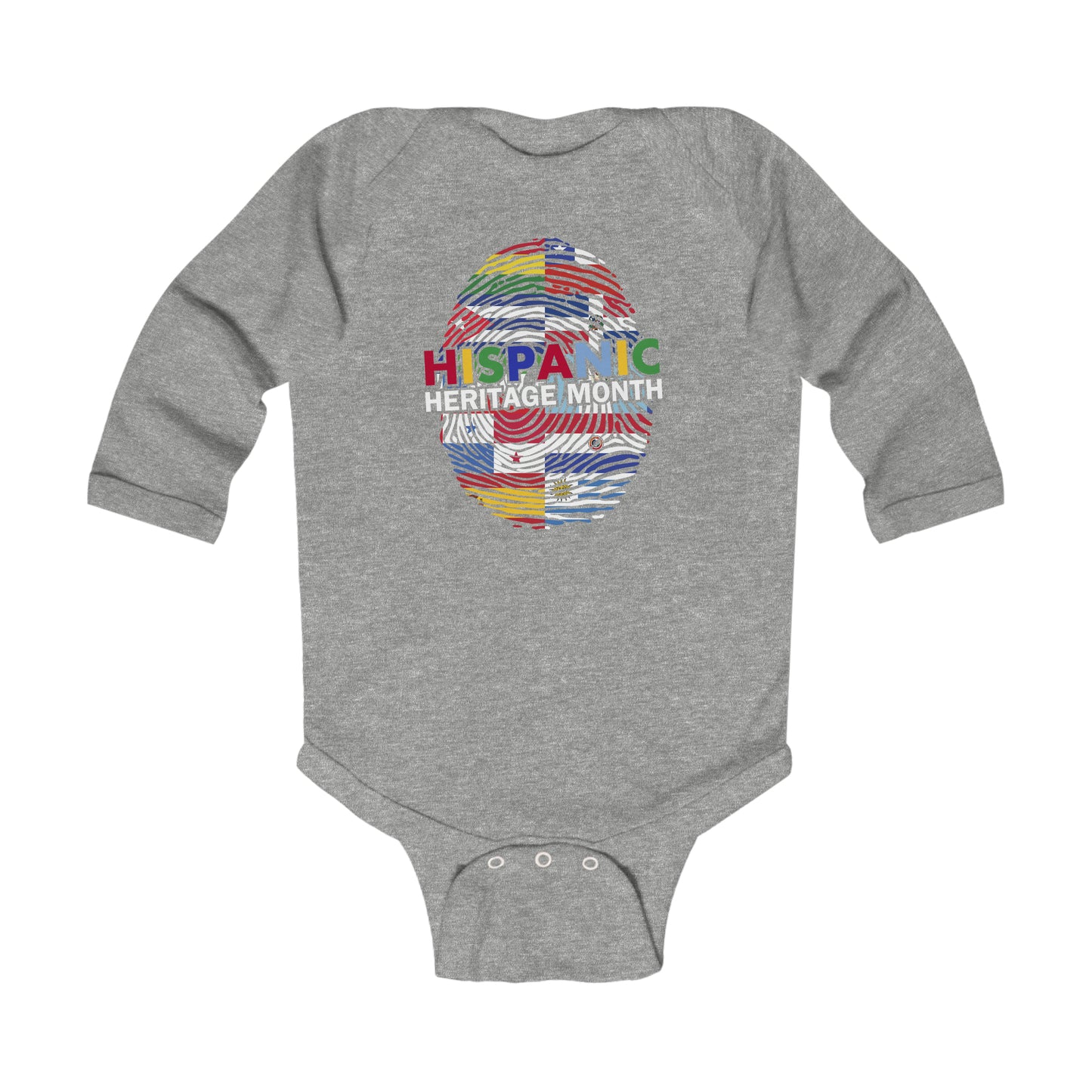 Hispanic Heritage Month Infant Long Sleeve Bodysuit