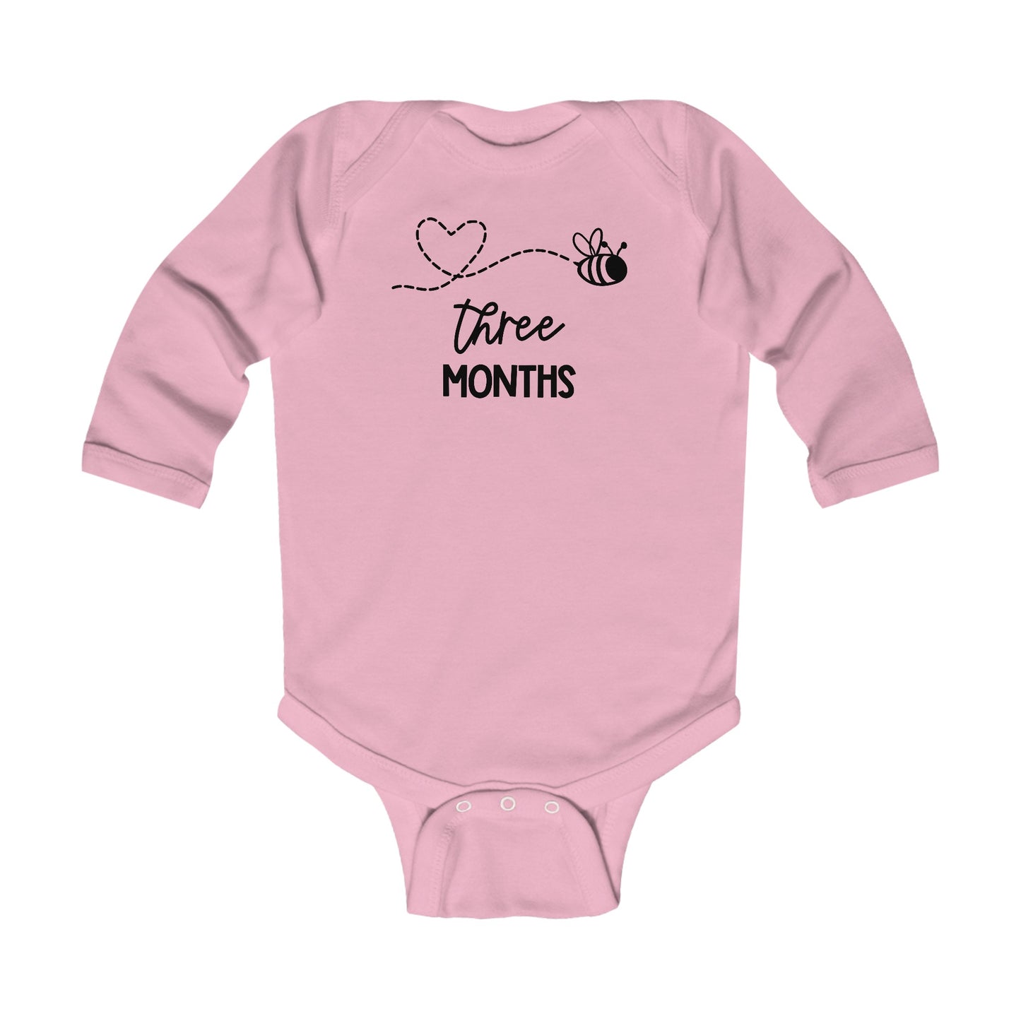 Three Months, Three Months Old, Month Milestones, Baby Milestones, Infant Long Sleeve Bodysuit