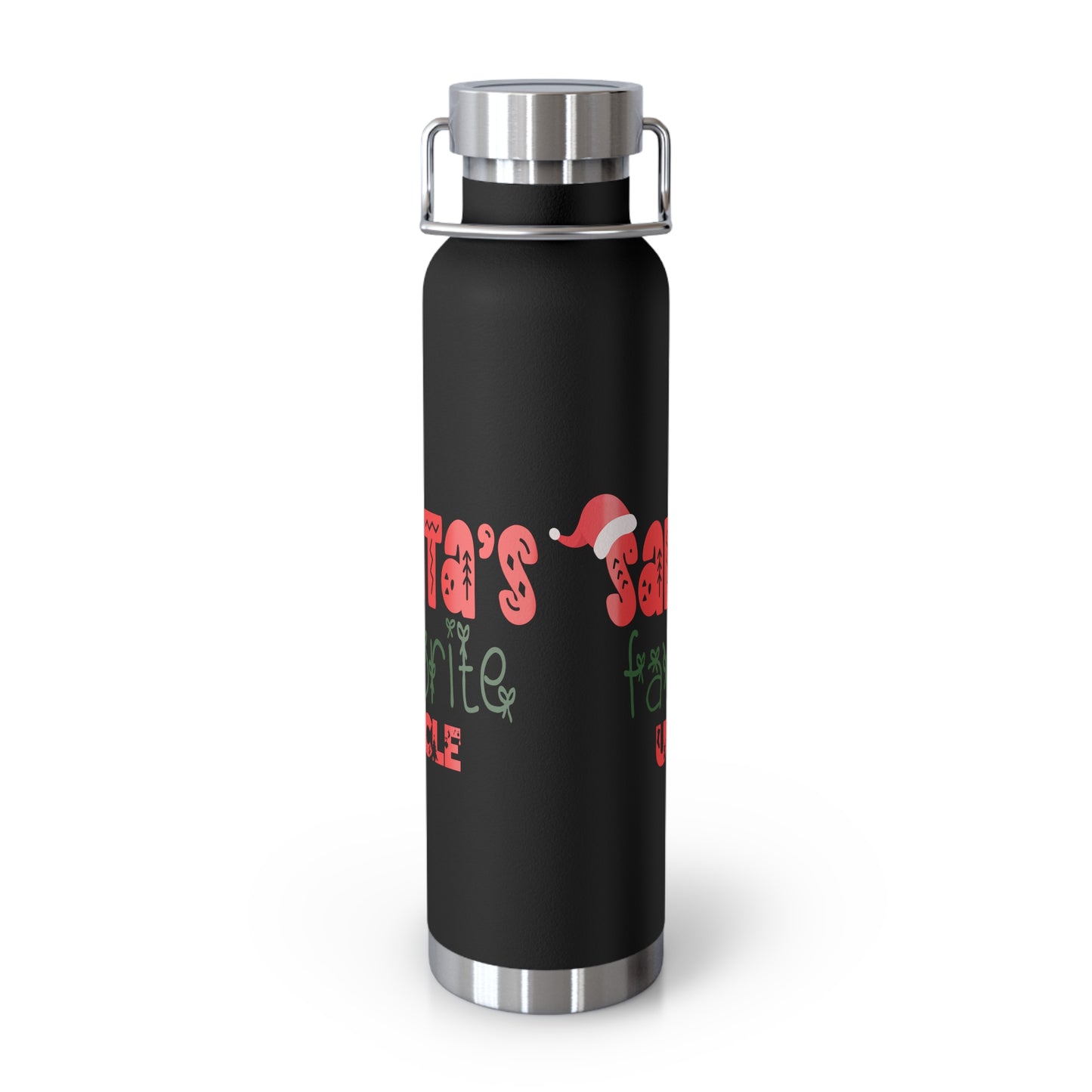 Santa's Favorite Uncle Copper Vacuum Insulated Bottle, 22oz