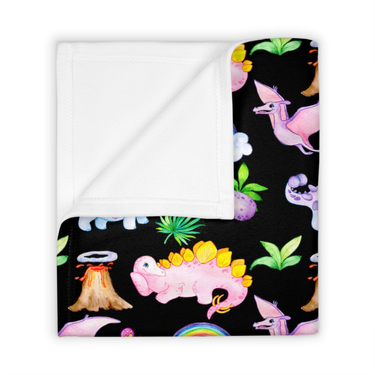 Dino Pattern, Baby Blanket, Dino Baby Blanket, Throw Blanket