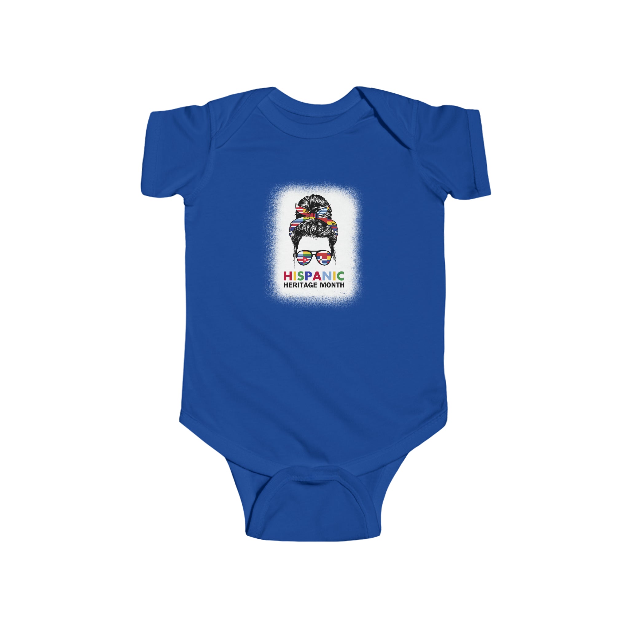 Messy Bun Mama Sunnies - Hispanic Heritage Month Infant  Bodysuit