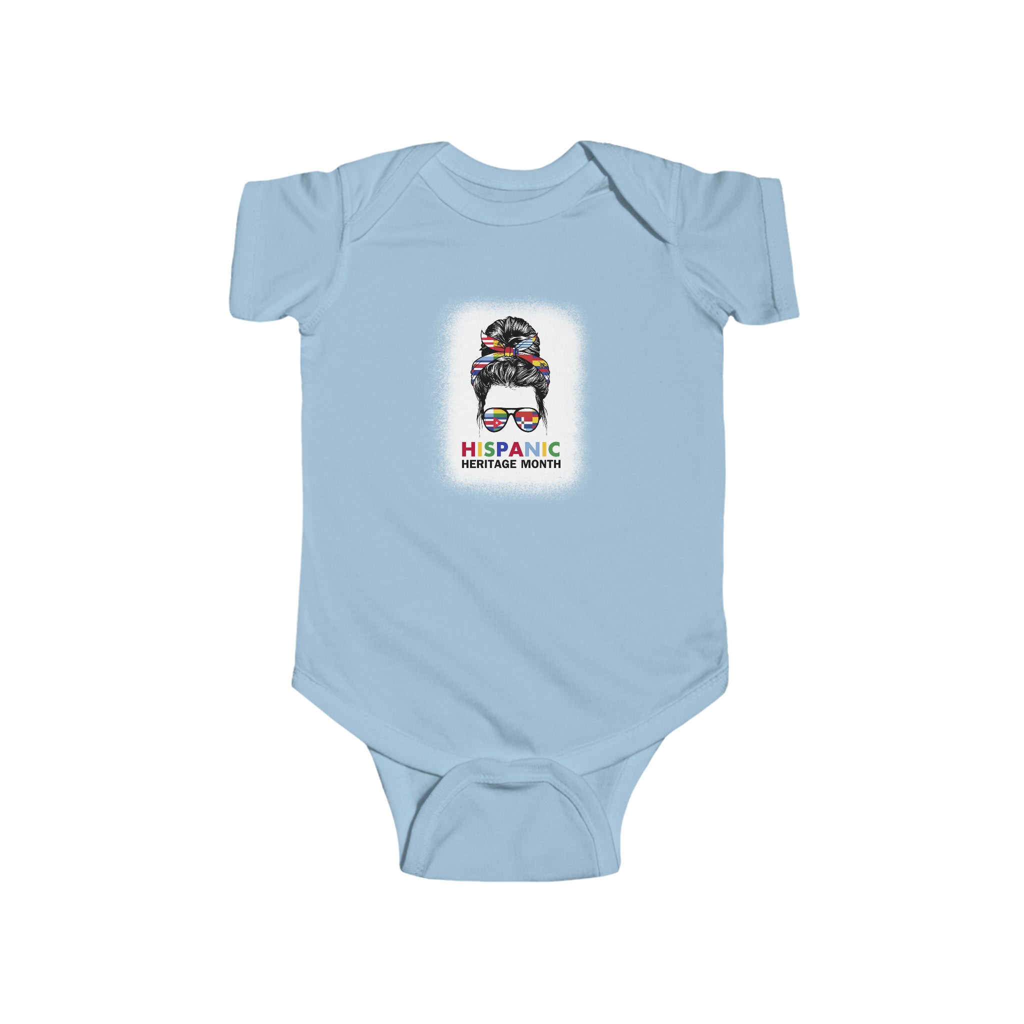 Messy Bun Mama Sunnies - Hispanic Heritage Month Infant  Bodysuit