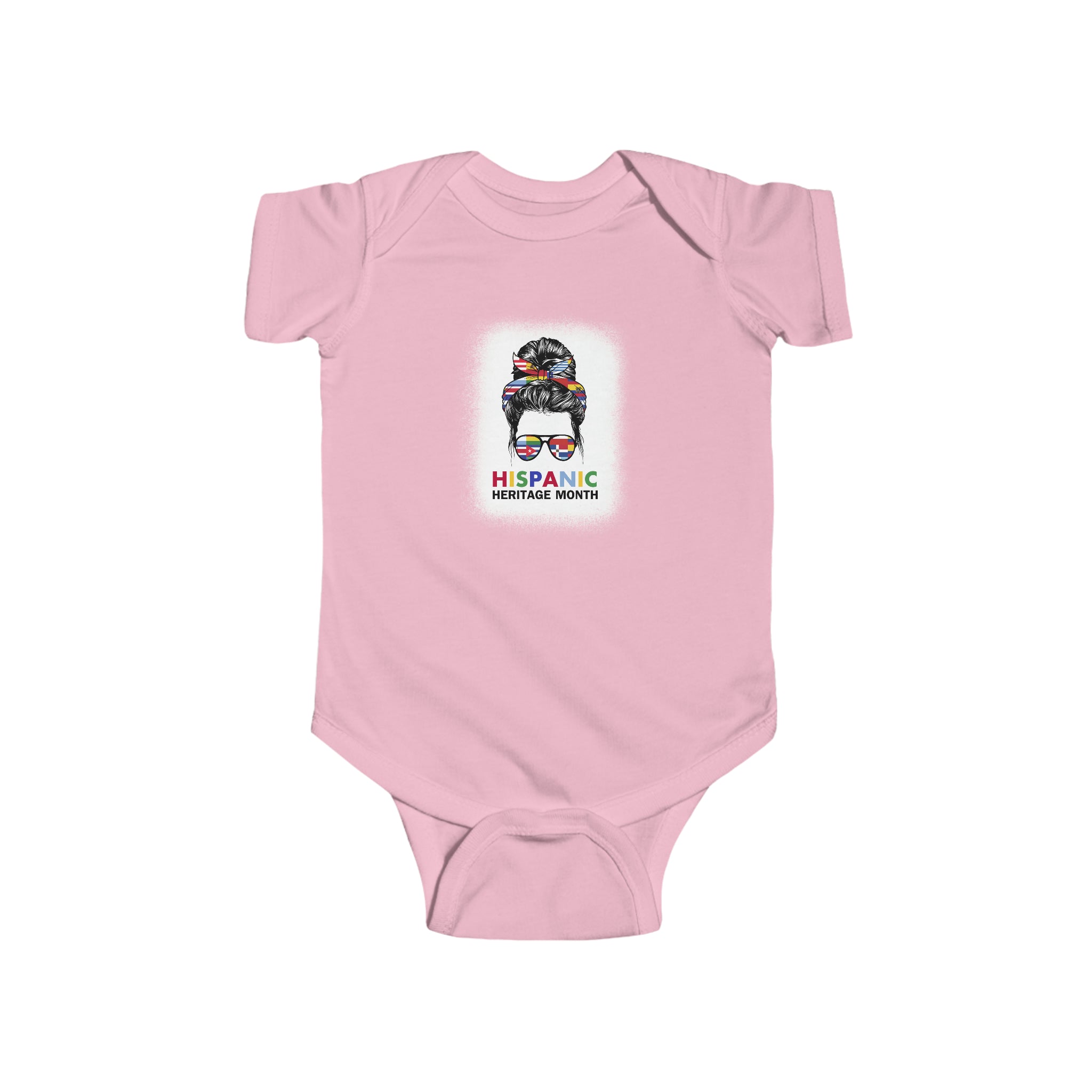 Messy Bun Mama Sunnies - Hispanic Heritage Month Infant  Bodysuit
