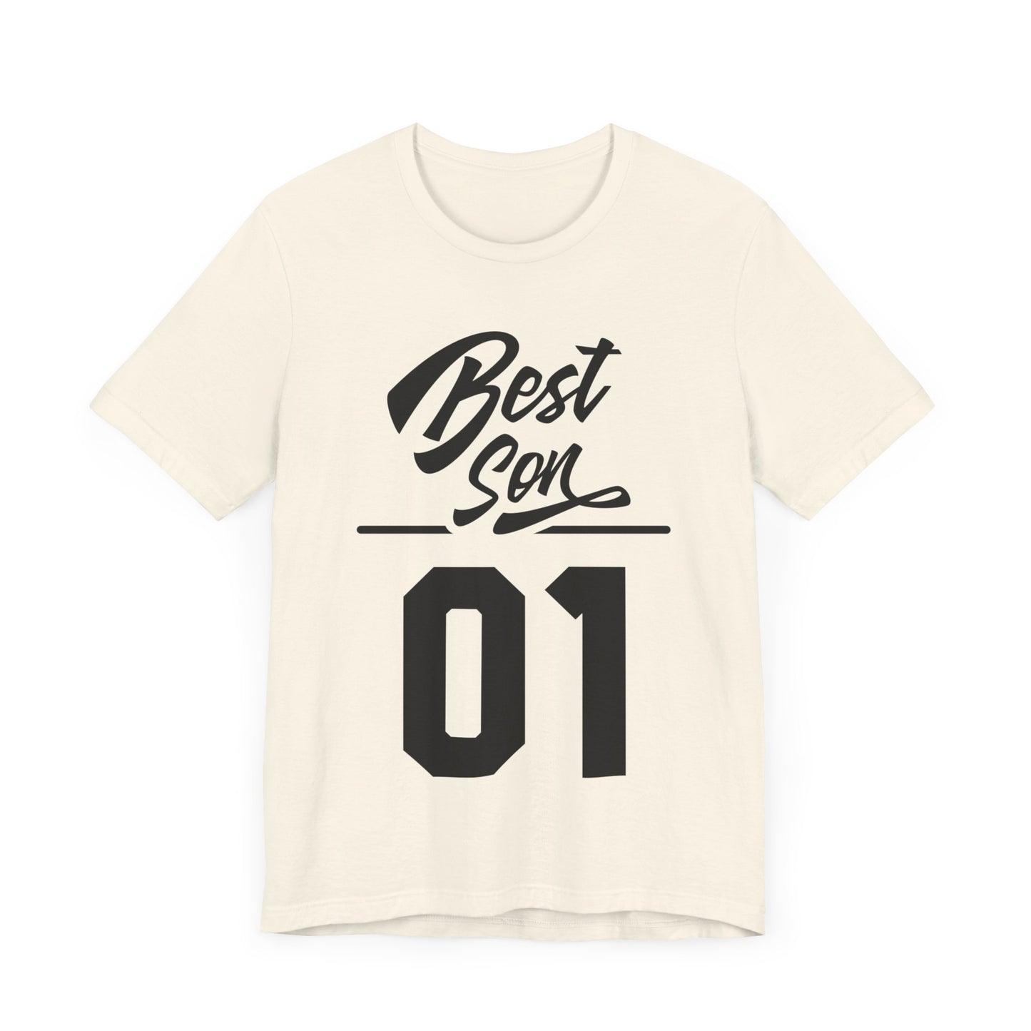 Best Son 01, Best Son Tee, Best Son T-shirt, Gift for Son, Dad to Son Gift, Unisex Jersey Short Sleeve Tee