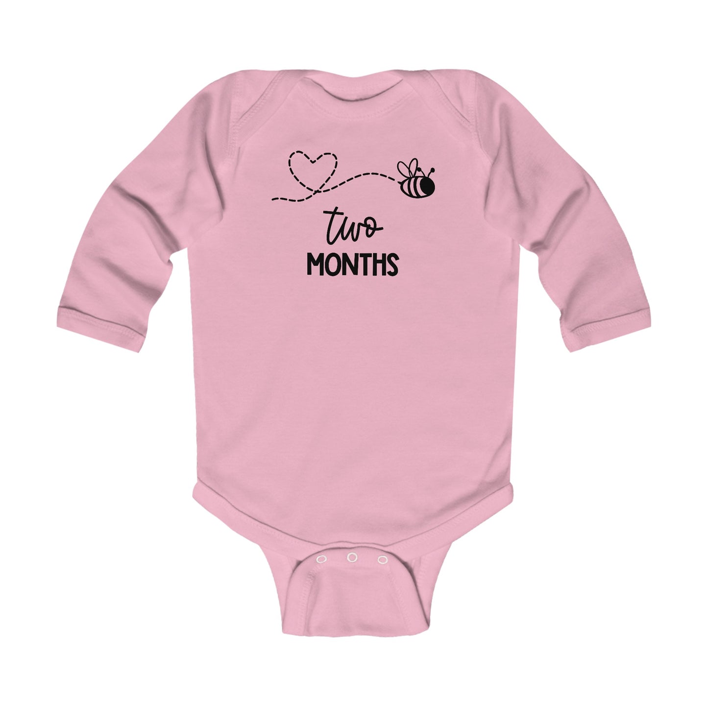 Two Months, Two Months Old, Month Milestones, Baby Milestones, Infant Long Sleeve Bodysuit