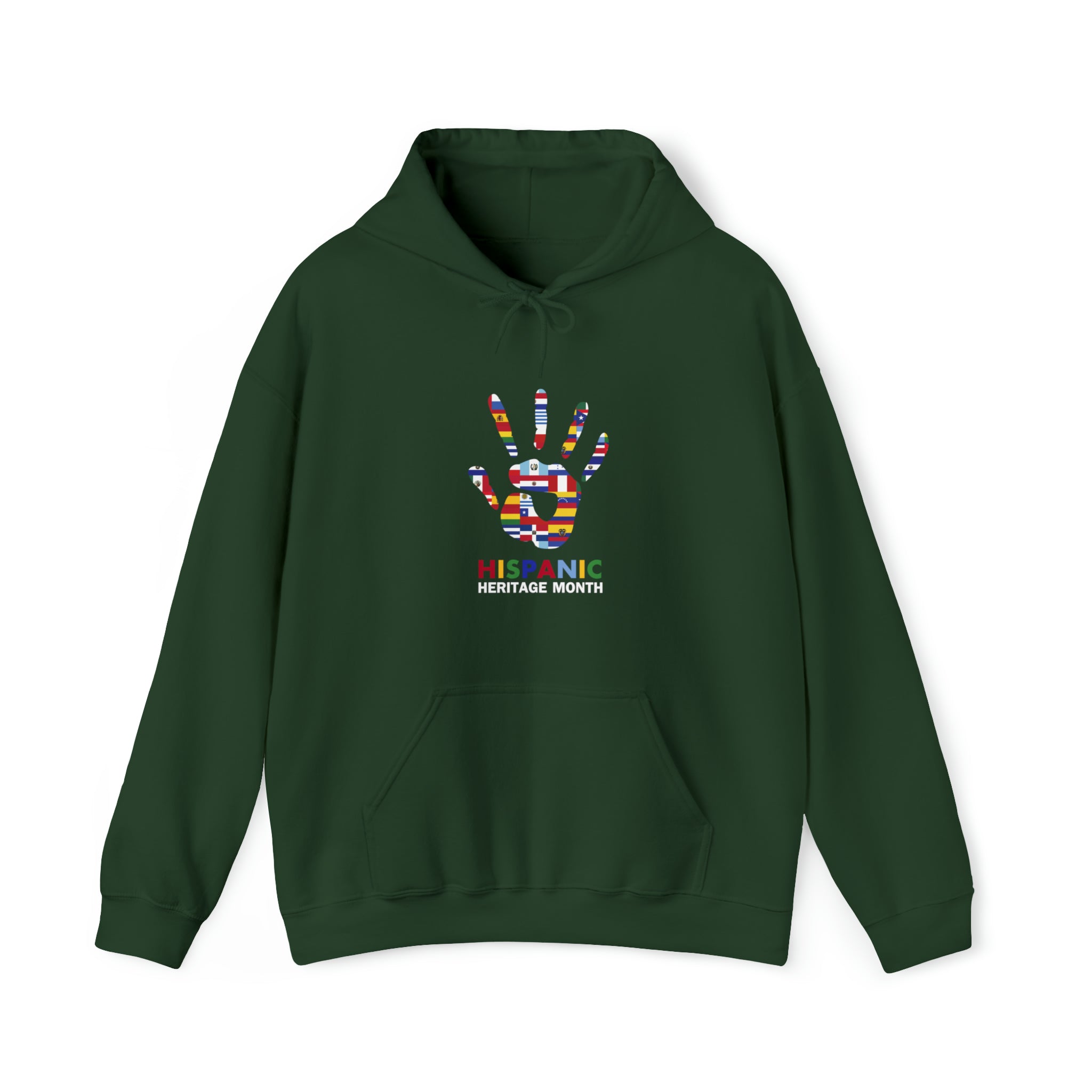 Flag Handprint - Hispanic Heritage Month Unisex Hoodie