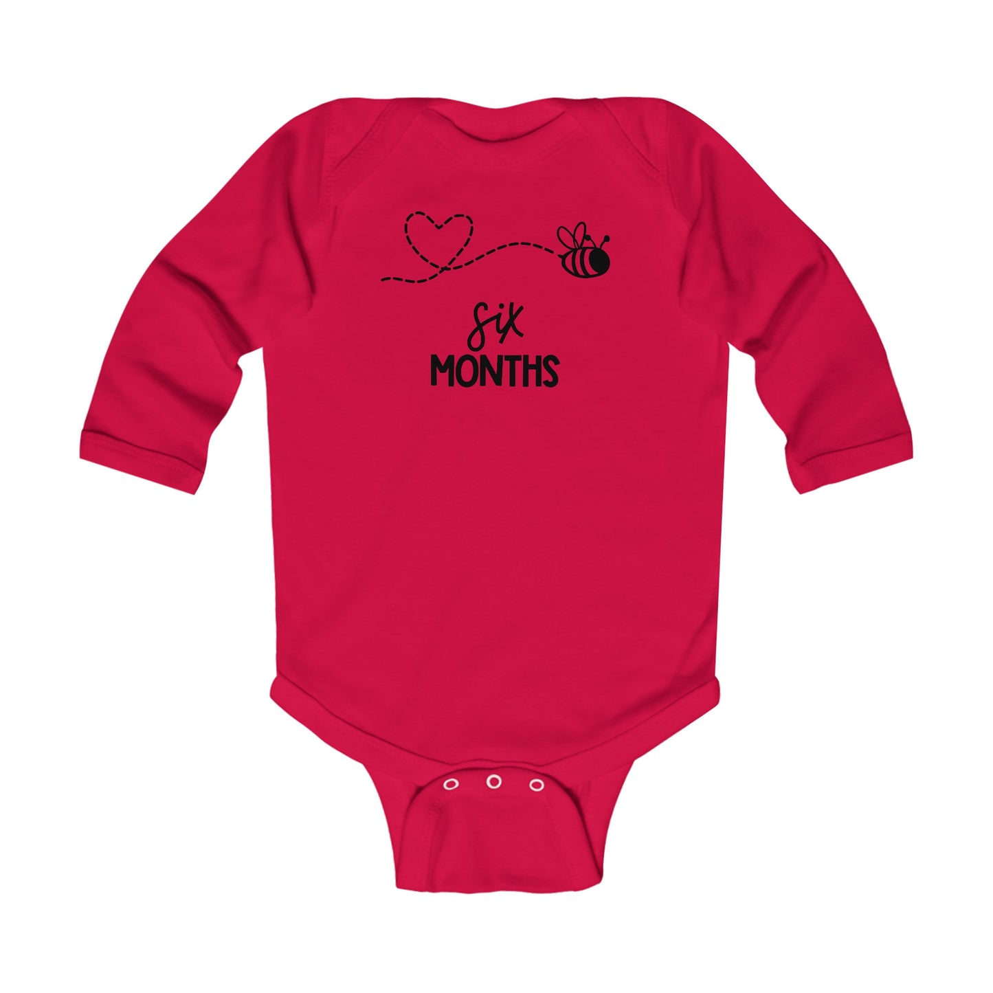 Six Months, Six Months Old, Month Milestones, Baby Milestones, Infant Long Sleeve Bodysuit