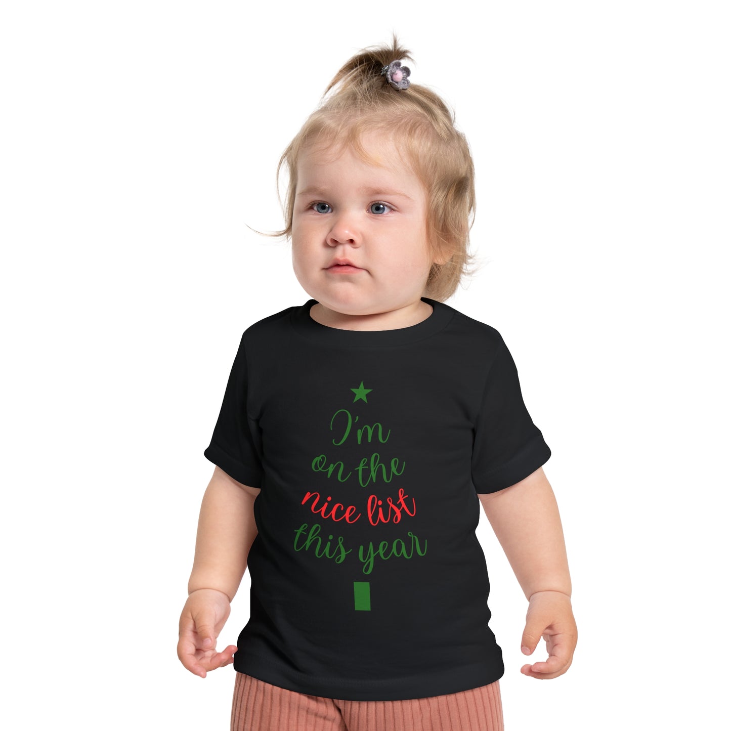 I'm On The Nice List This Year Baby Short Sleeve T-Shirt