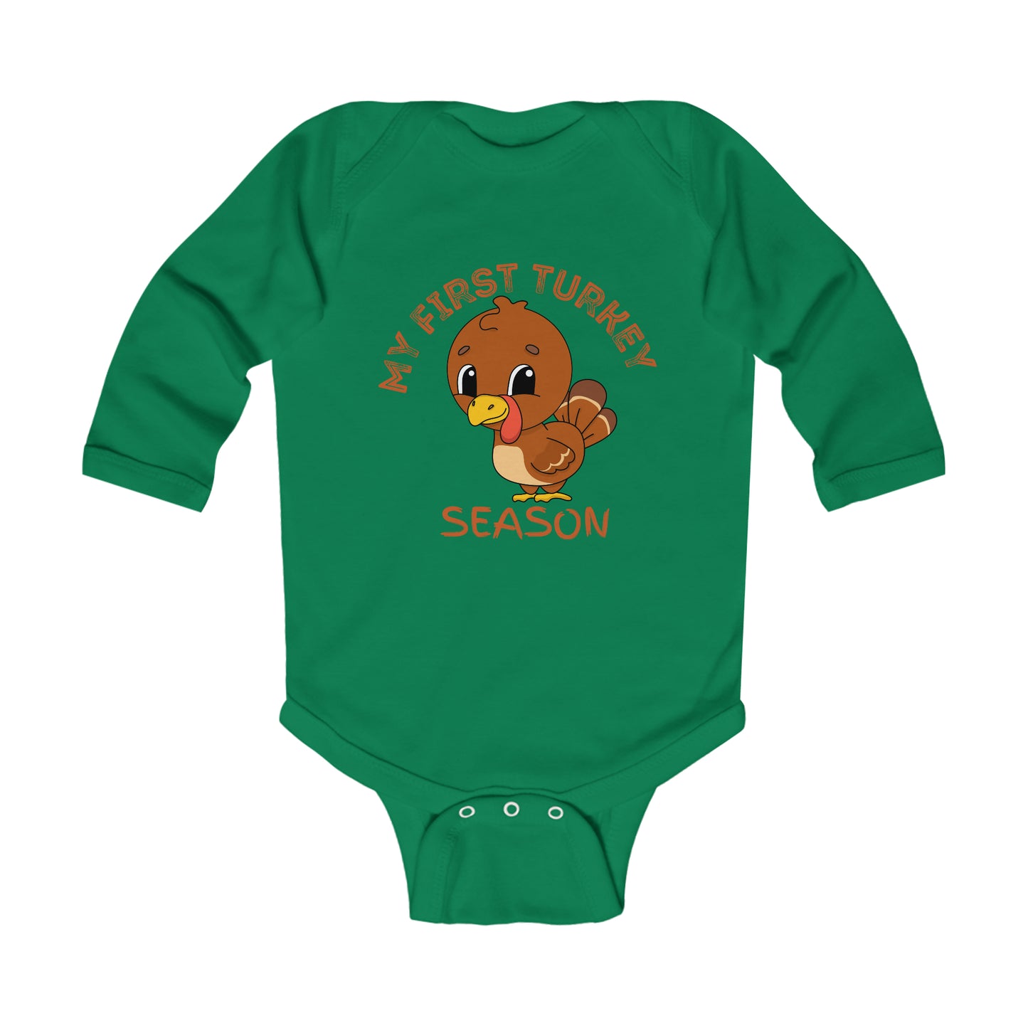 My First Turkey Season Infant Long Sleeve Bodysuit