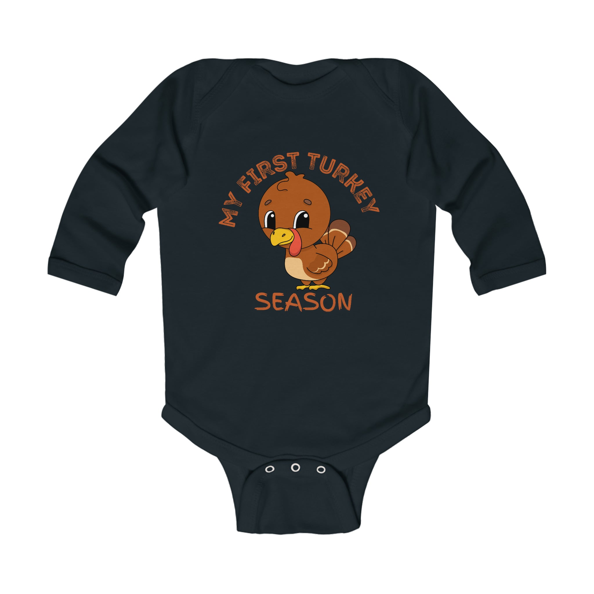 My First Turkey Season Infant Long Sleeve Bodysuit