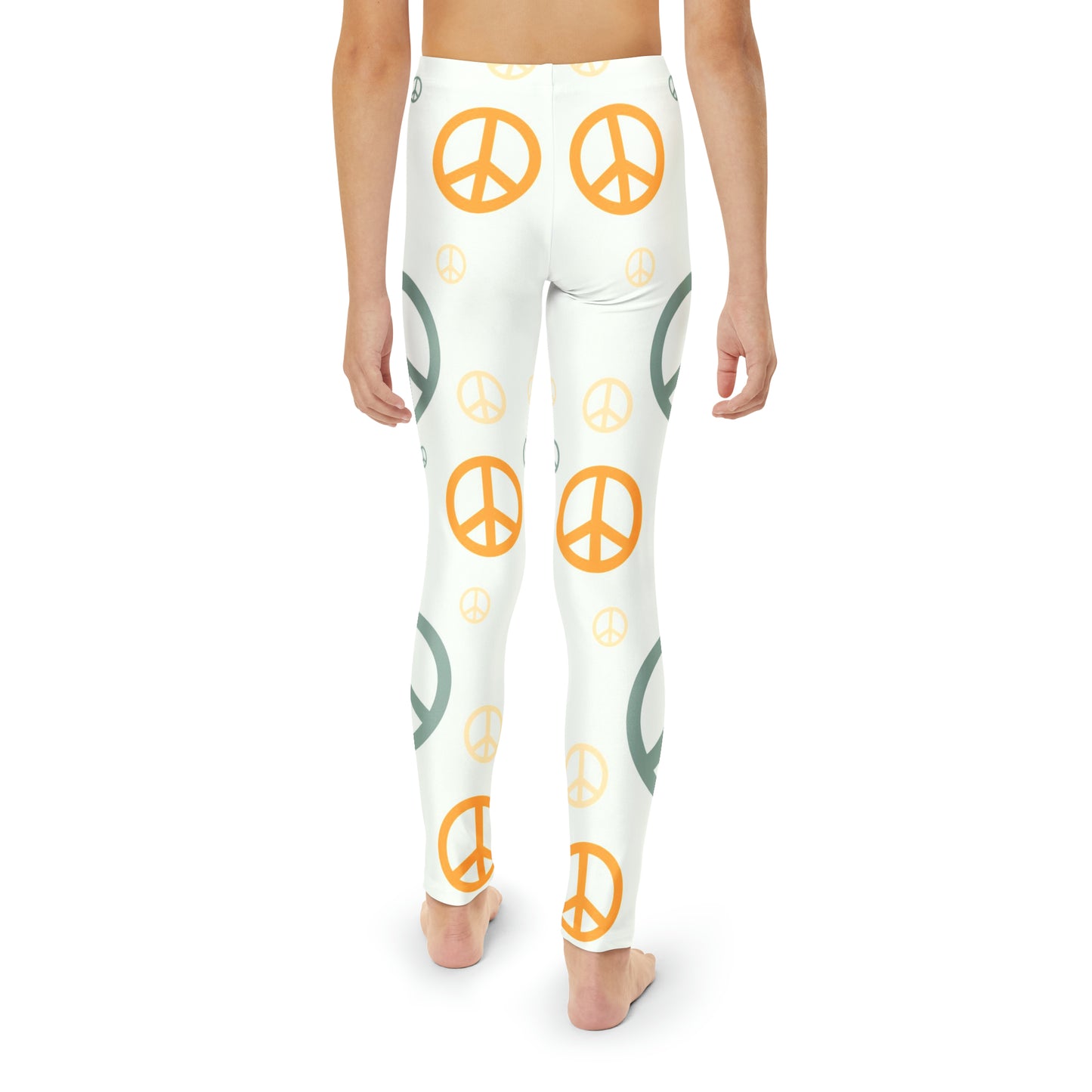 Peace Signs Youth Full-Length Leggings