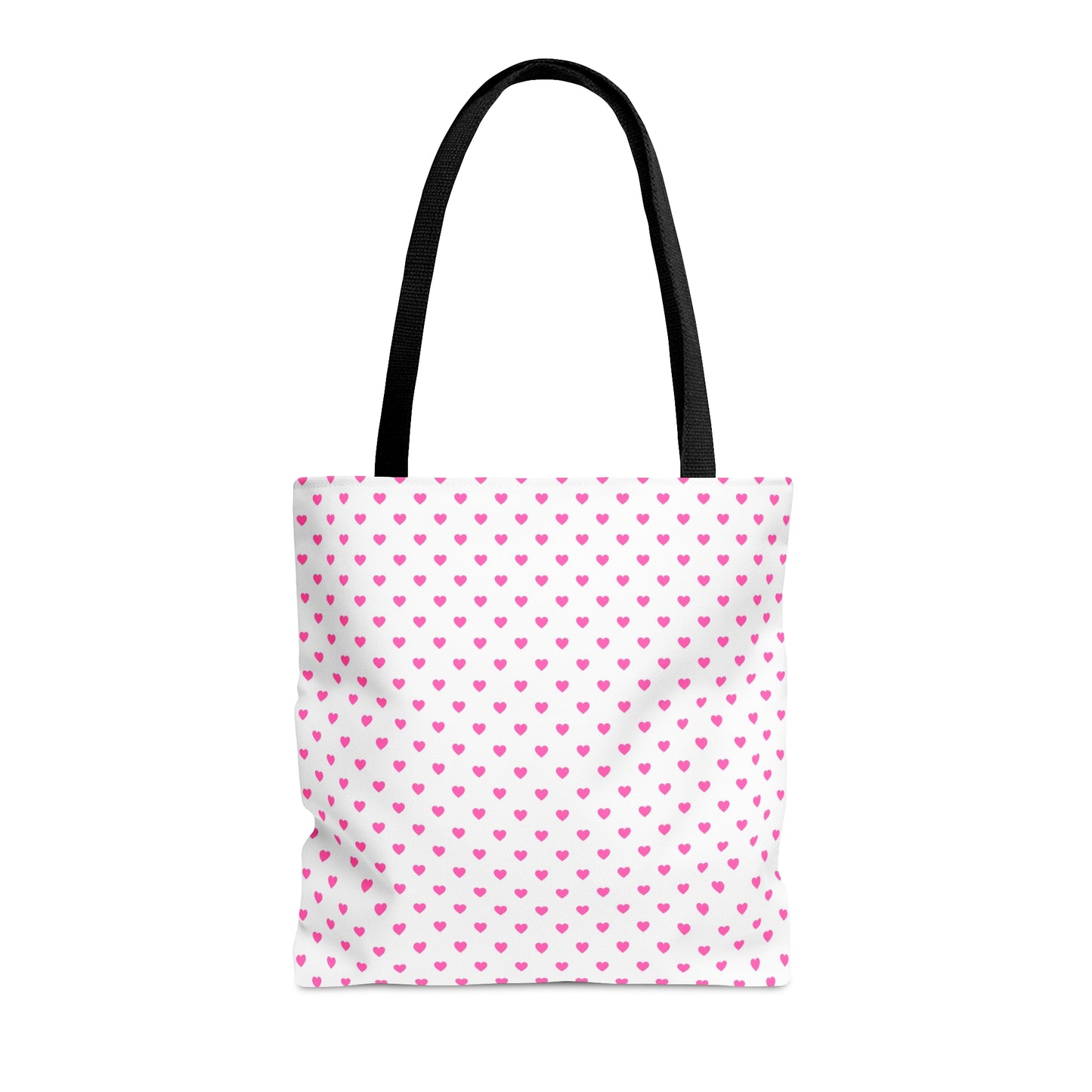 Pink Hearts Breast Cancer Awareness Tote Bag