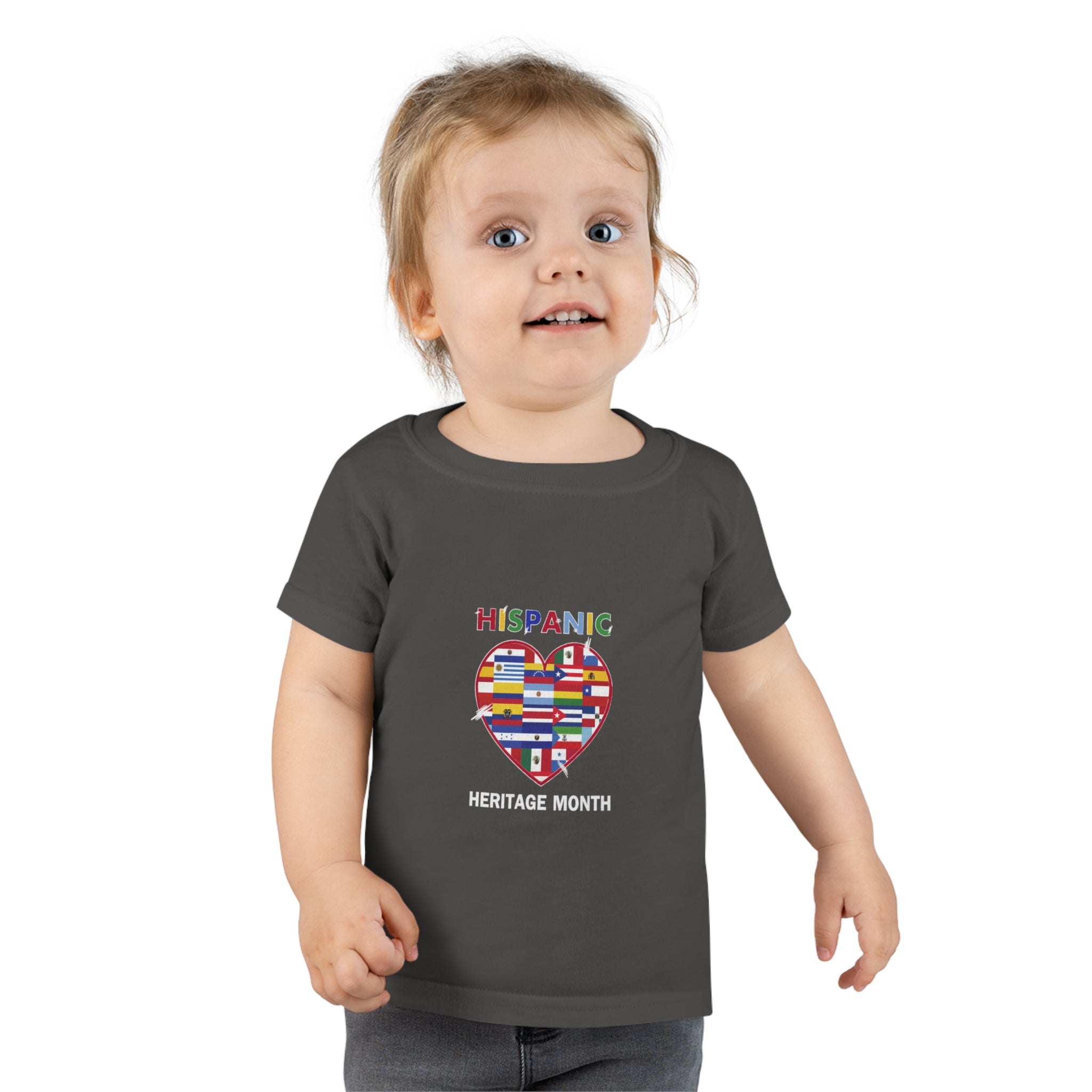 Flag Heart - Hispanic Heritage Month Toddler T-shirt