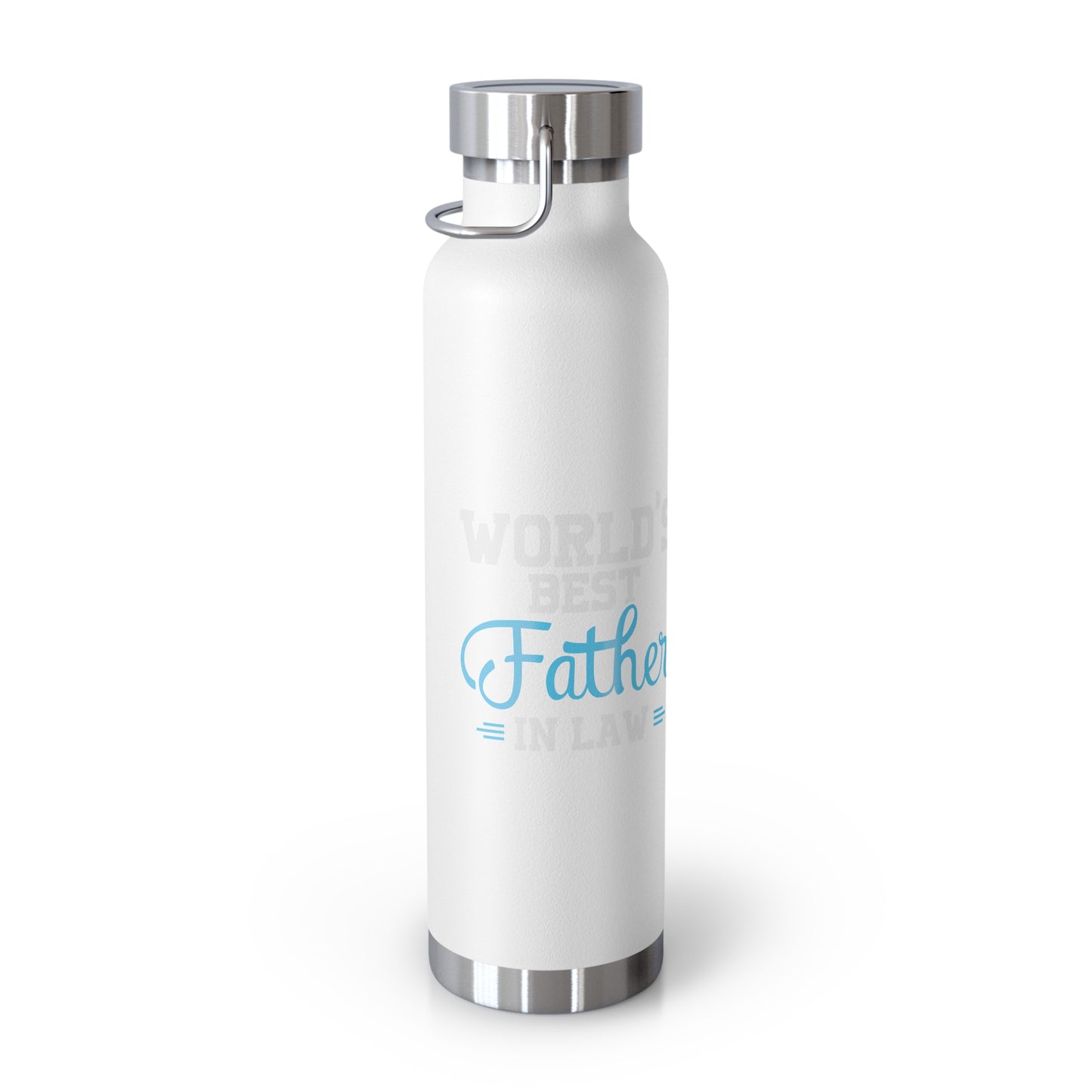 World's Best Father-In-Law Copper Vacuum Insulated Bottle, 22oz