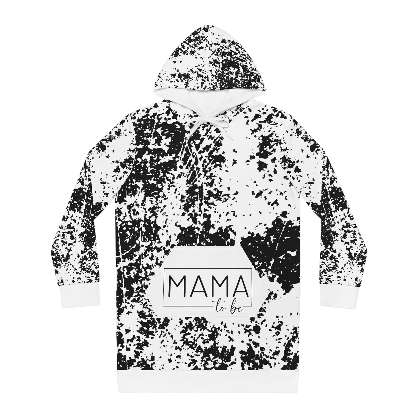 Mama To Be Women's Hoodie Dress (AOP)