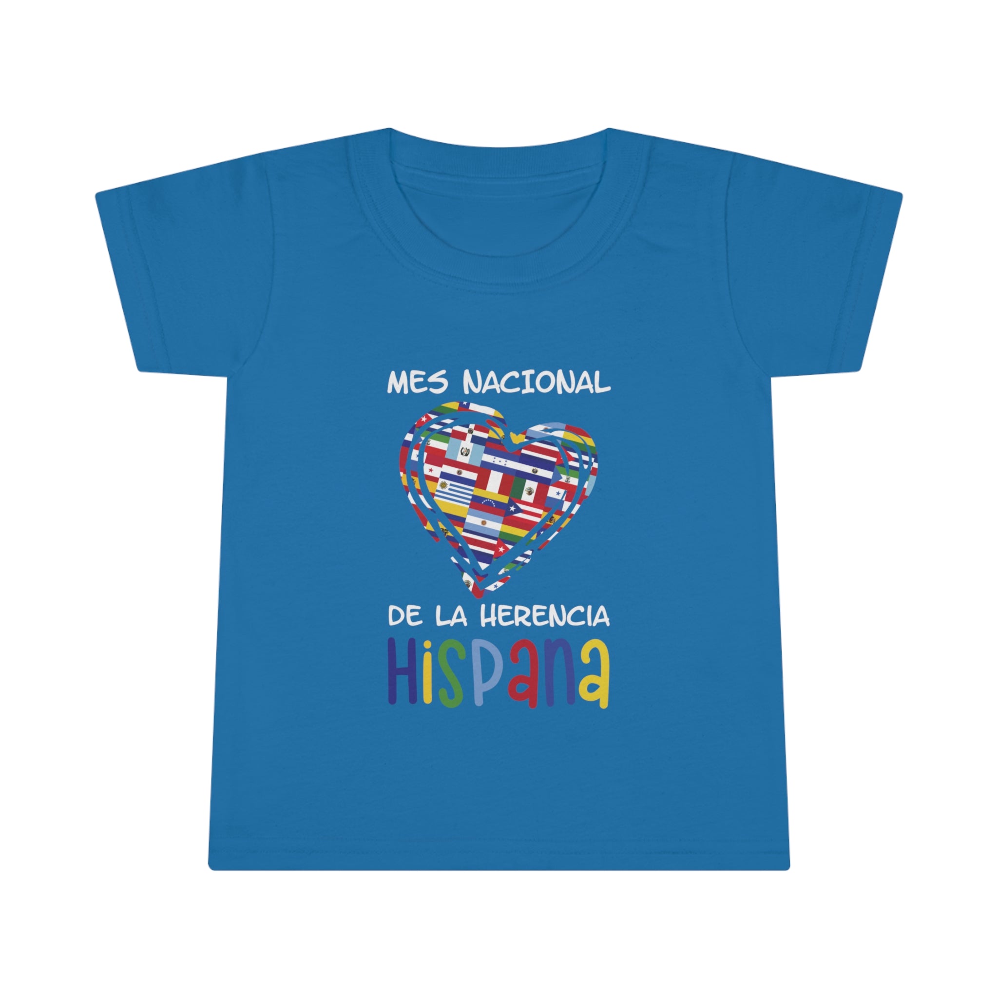 Mes Nacional Heart - Hispanic Heritage Month Toddler T-shirt