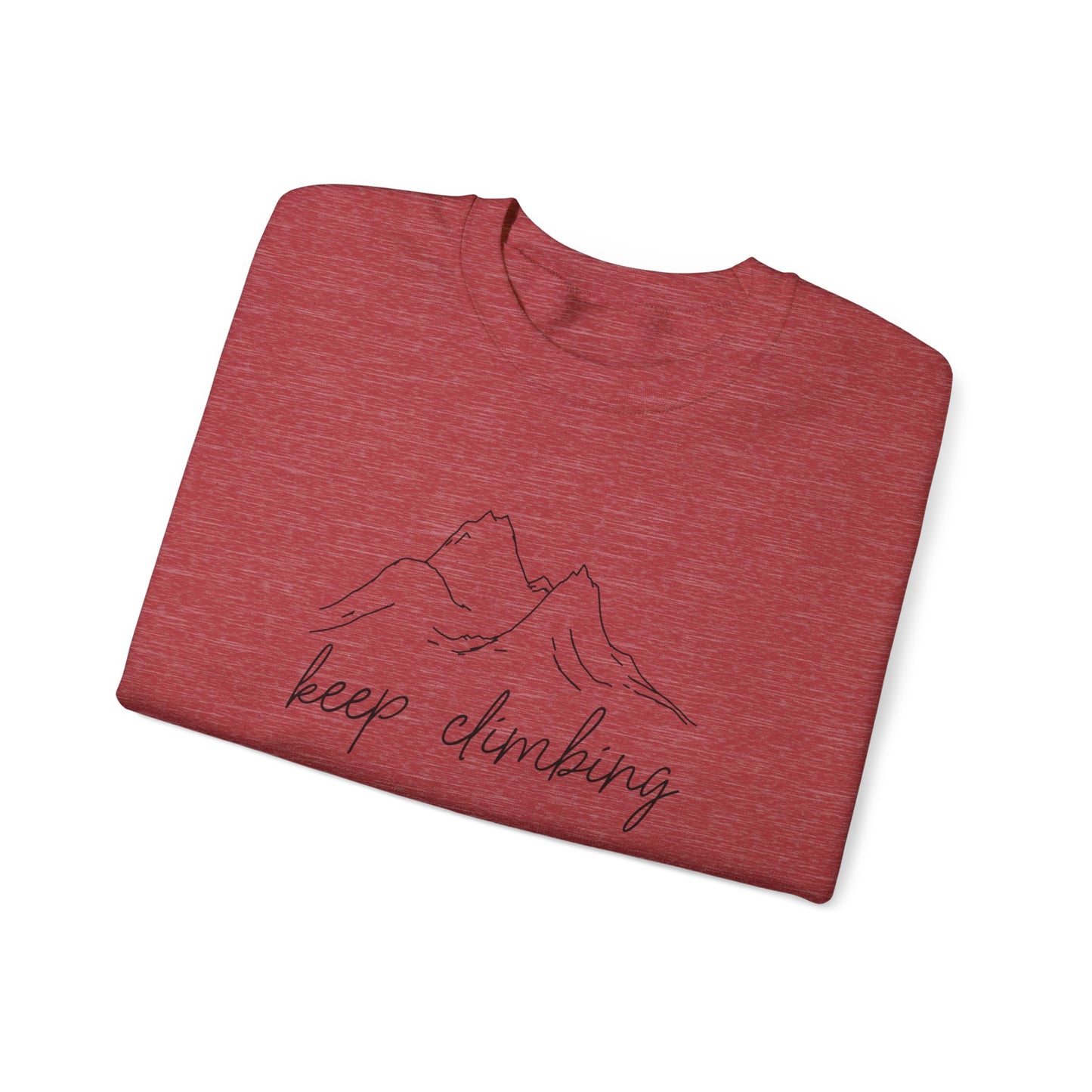 Keep Climbing, Do Hard Things, Unisex Heavy Blend™ Crewneck Sweatshirt