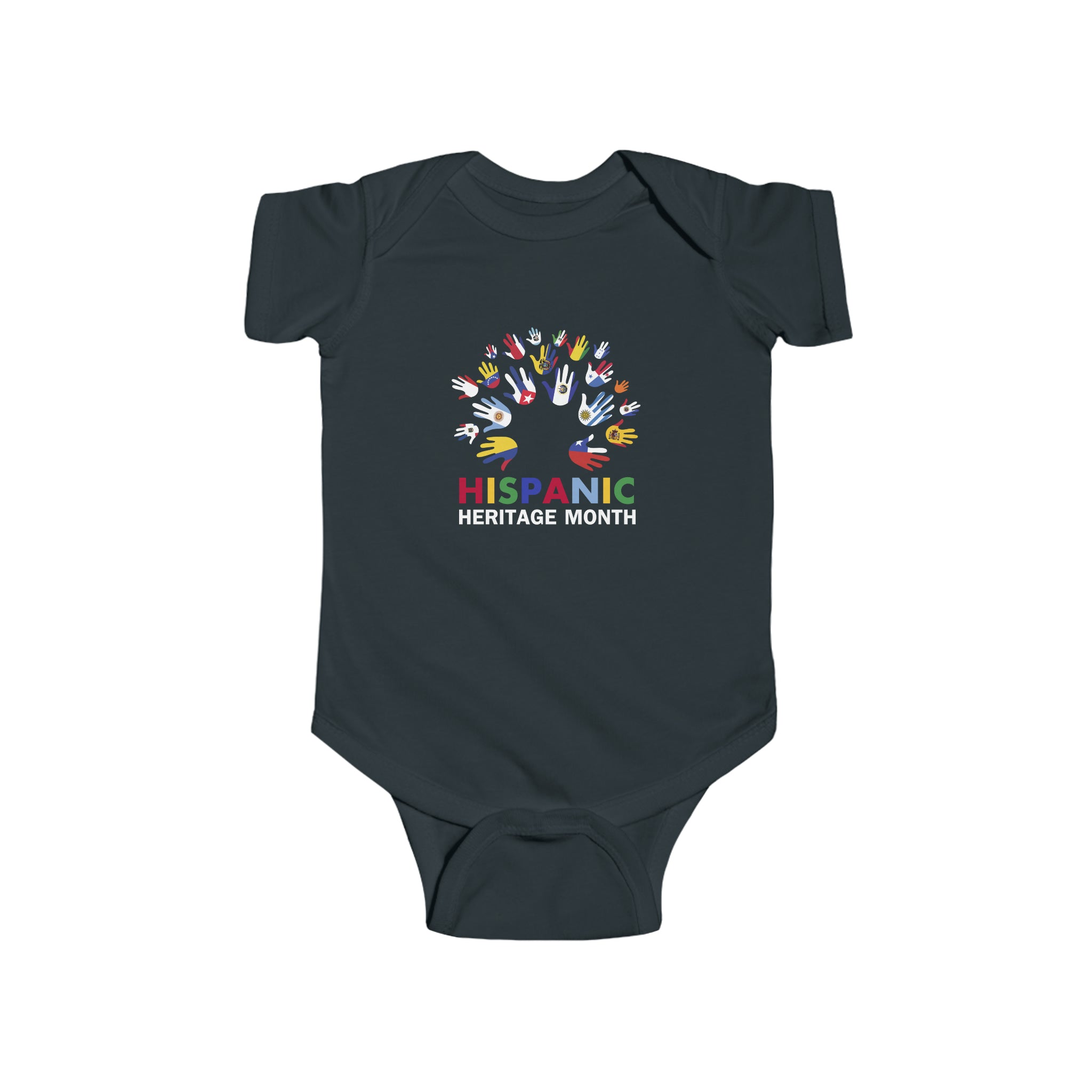 Rainbow Hands - Hispanic Heritage Month Infant  Bodysuit