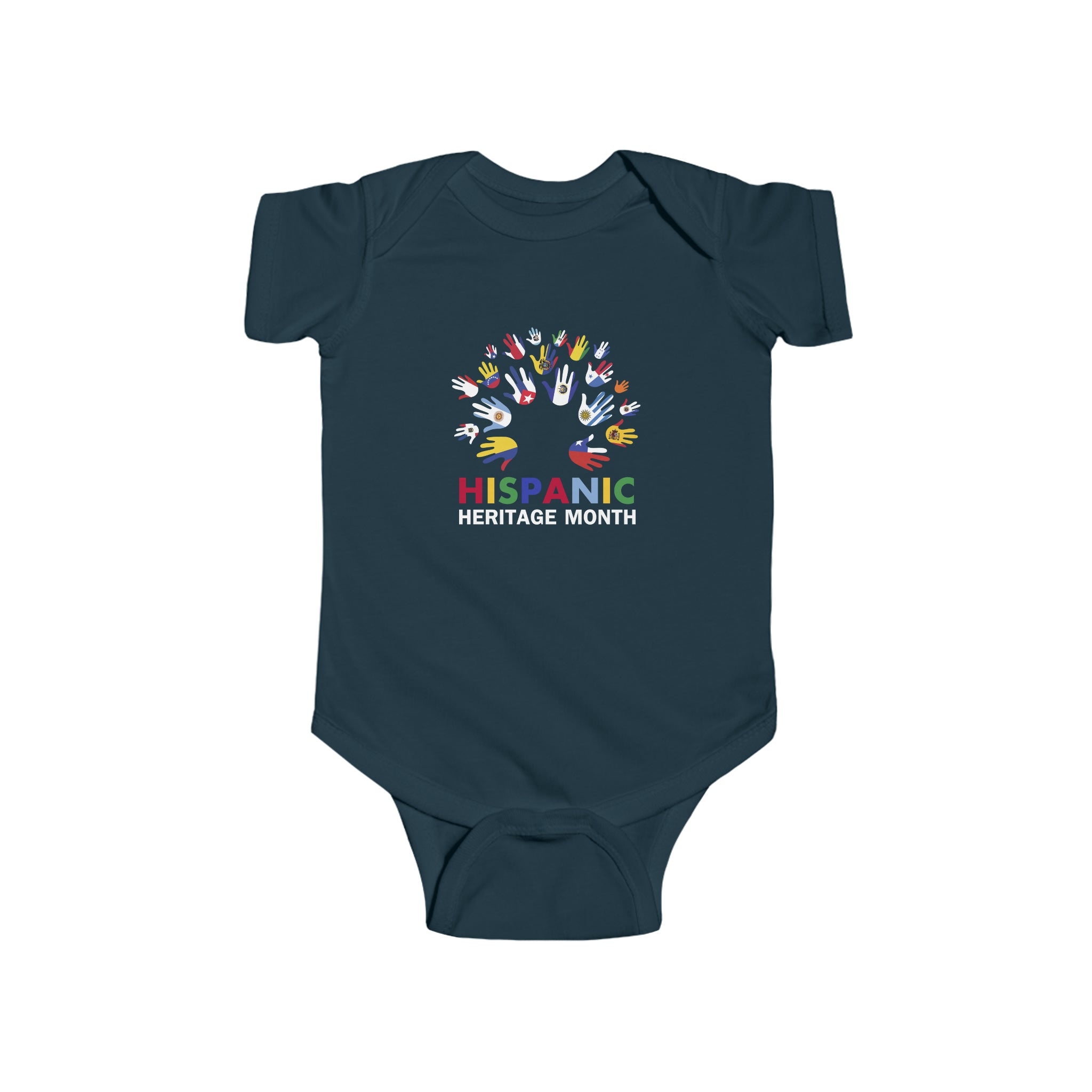 Rainbow Hands - Hispanic Heritage Month Infant  Bodysuit