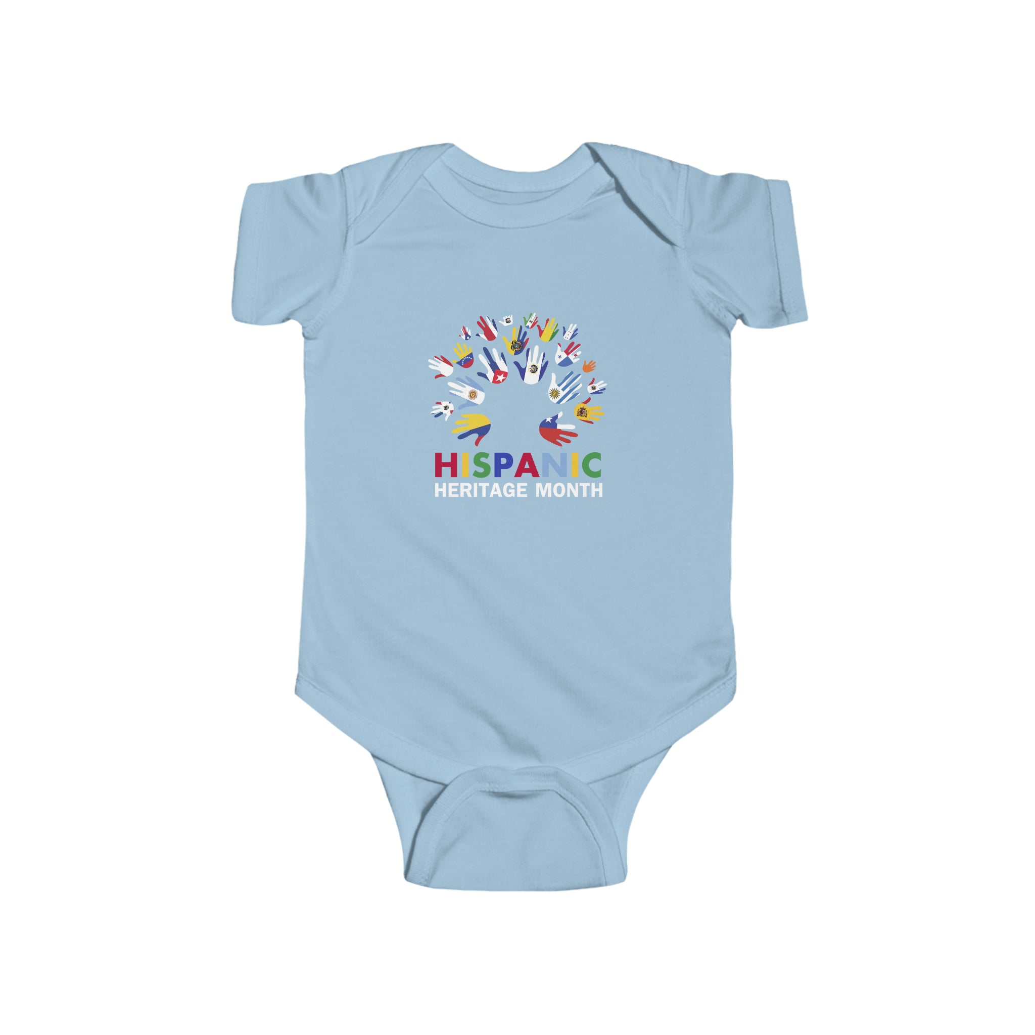 Rainbow Hands - Hispanic Heritage Month Infant  Bodysuit