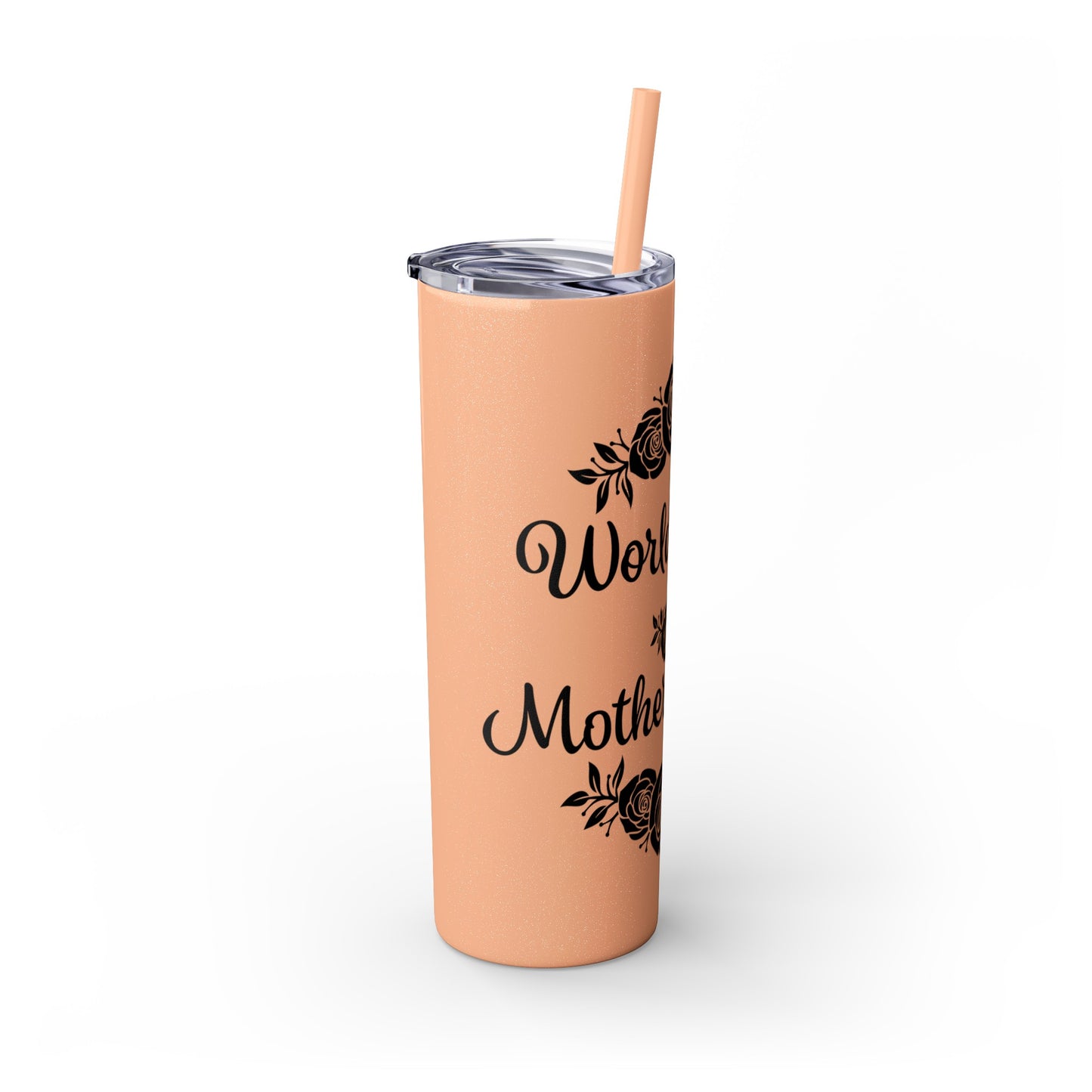 World's Best Mother-In-Law Skinny Tumbler with Straw, 20oz