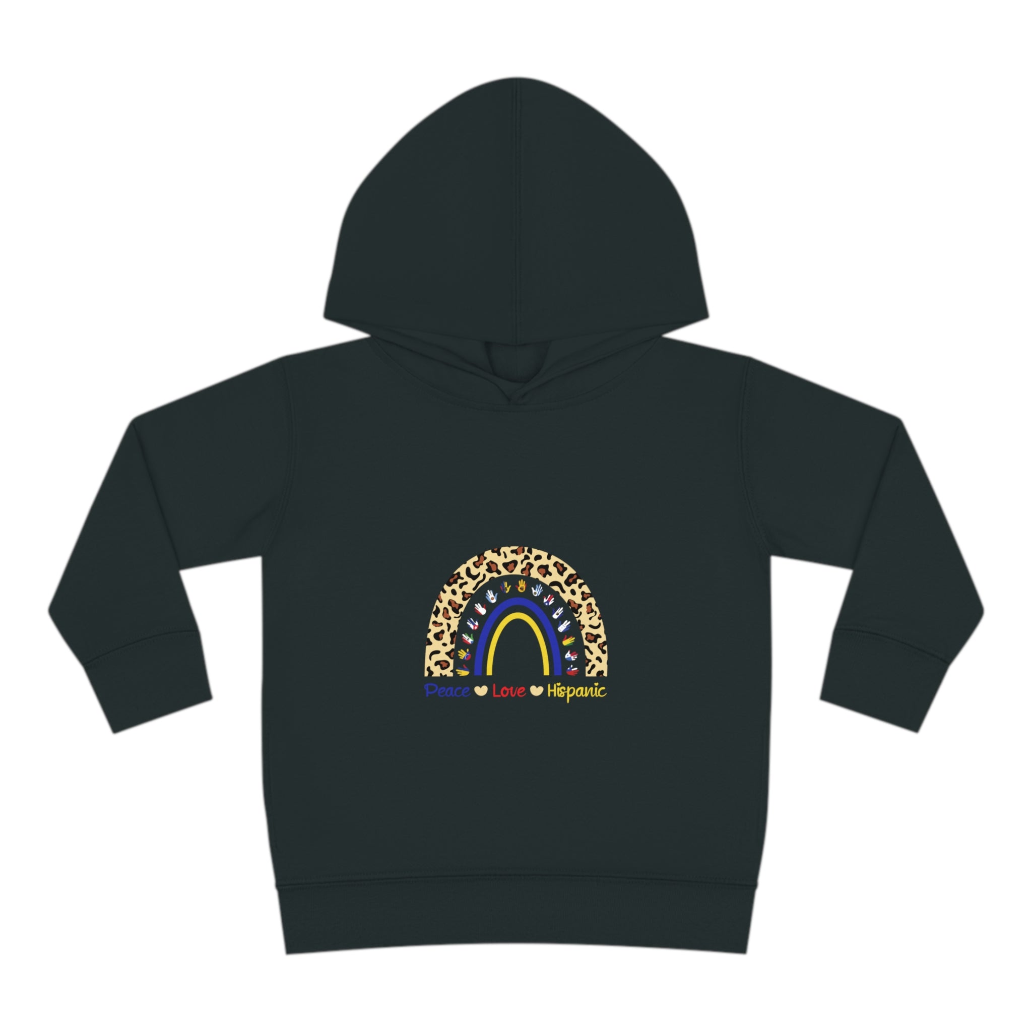 Leopard Rainbow - Hispanic Heritage Month Toddler Hoodie