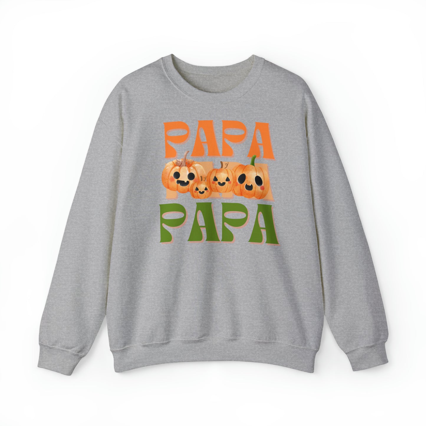 Papa Pumpkin Unisex Heavy Blend™ Crewneck Sweatshirt