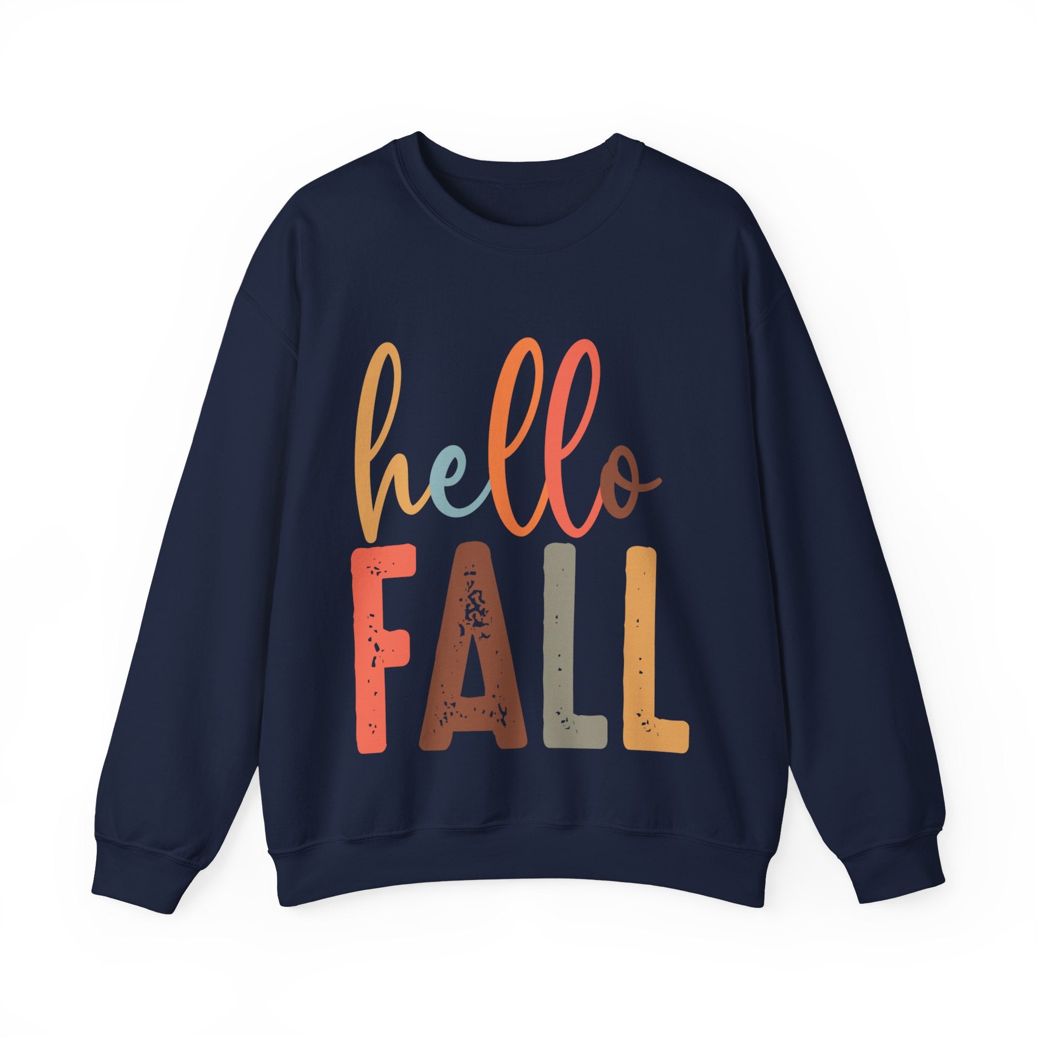 Hello Fall, Hellow Fall Sweatshirt,  Unisex Heavy Blend™ Crewneck Sweatshirt
