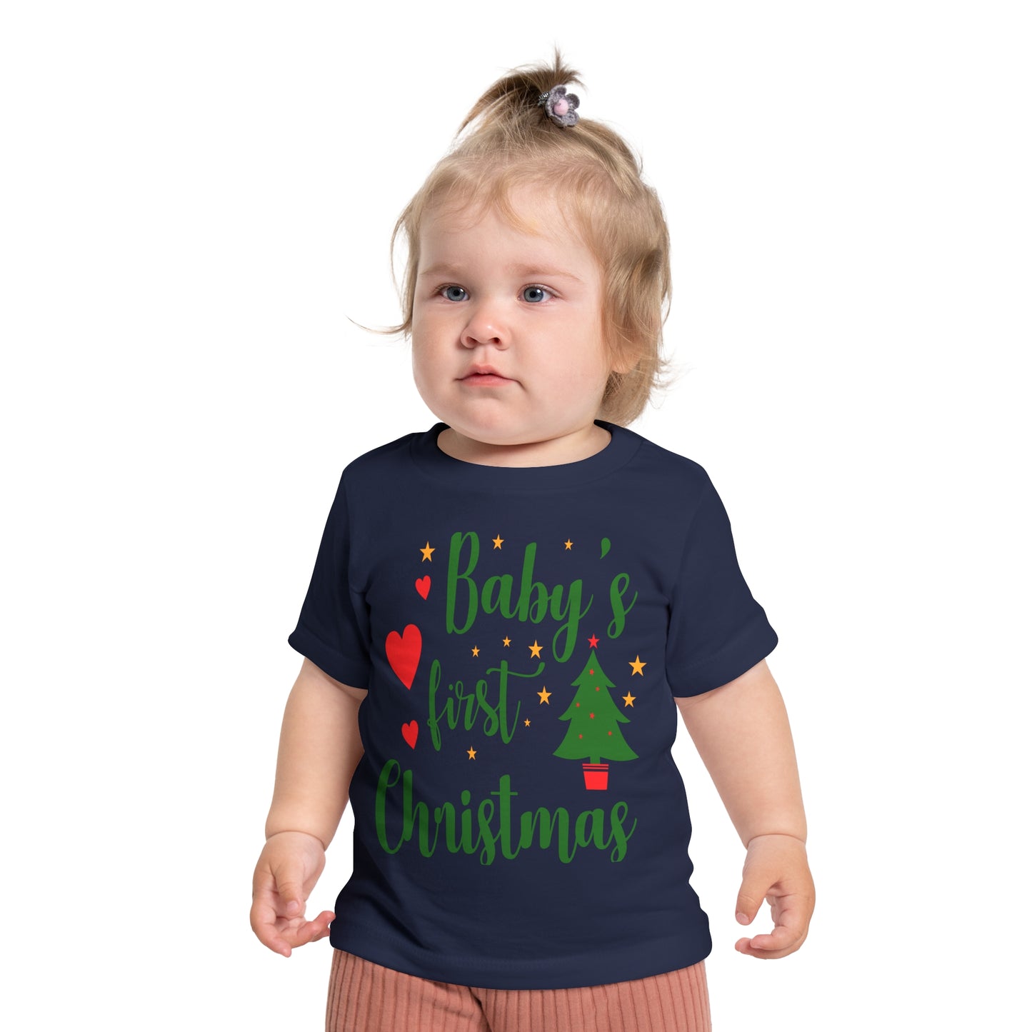 Baby's First Christmas Baby Short Sleeve T-Shirt