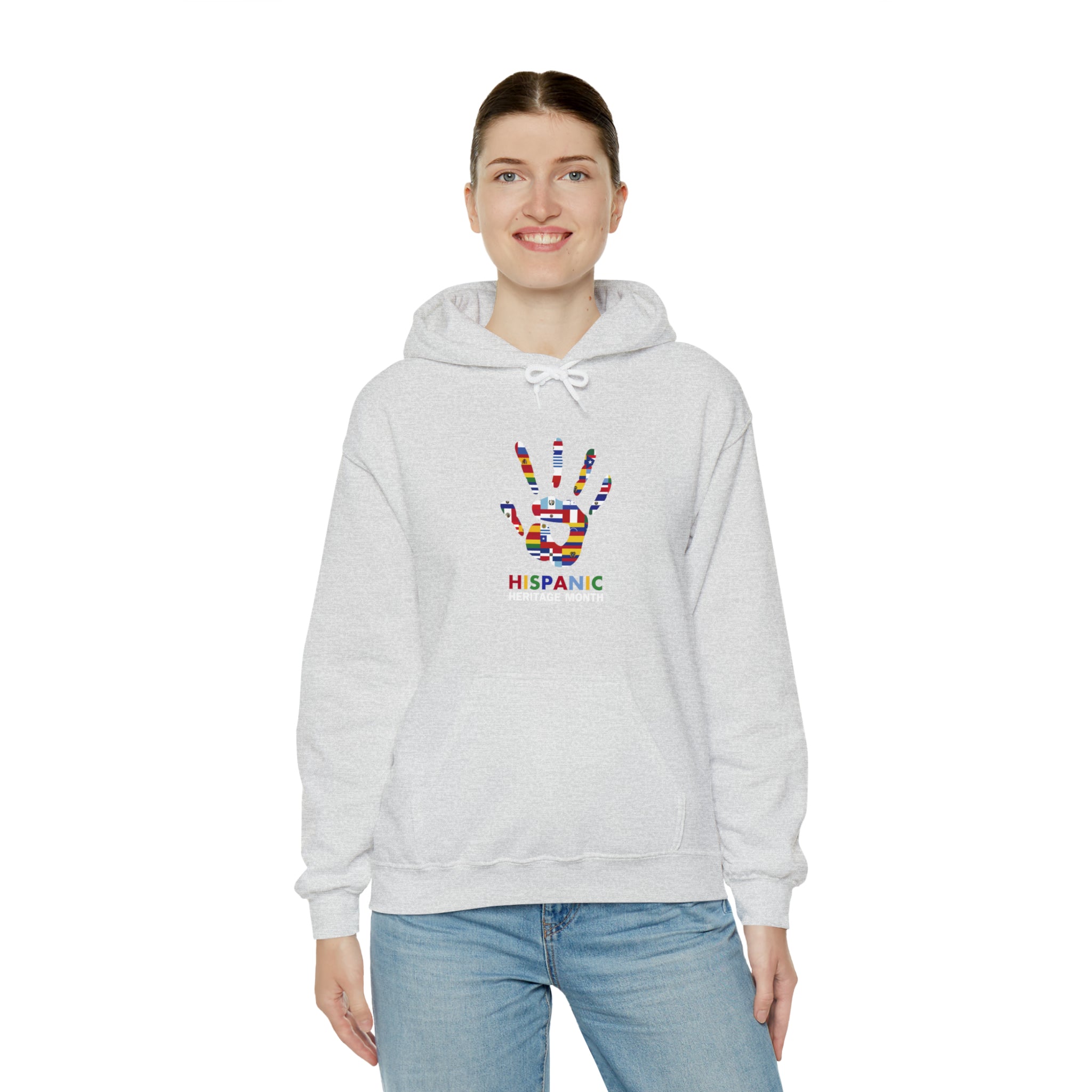 Flag Handprint - Hispanic Heritage Month Unisex Hoodie