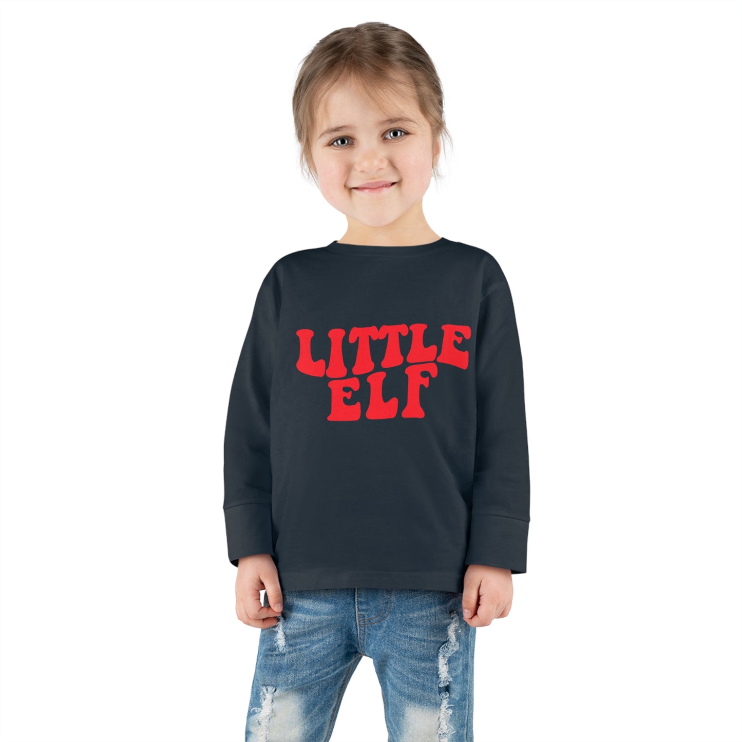 Little Elf Toddler Long Sleeve Tee