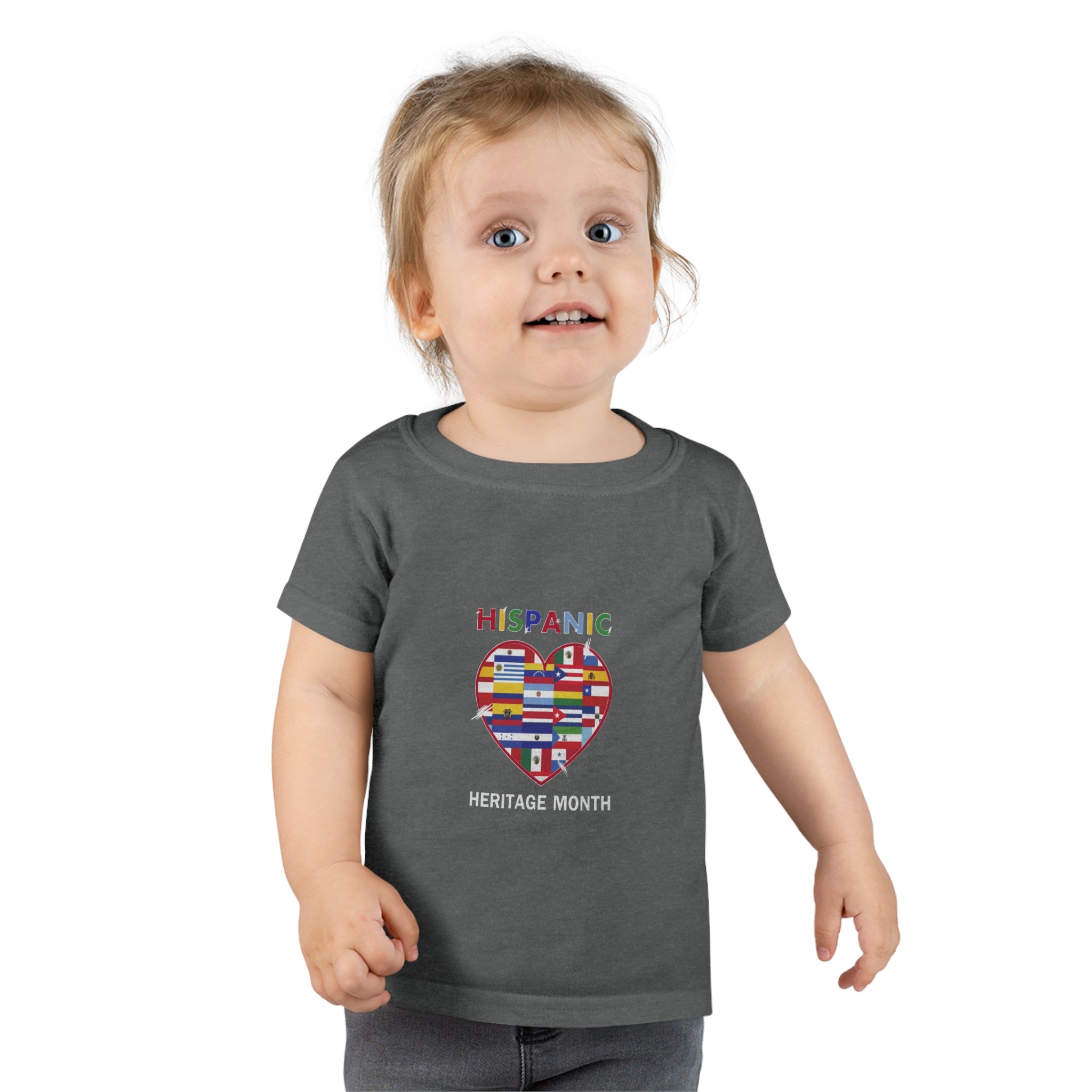 Flag Heart - Hispanic Heritage Month Toddler T-shirt