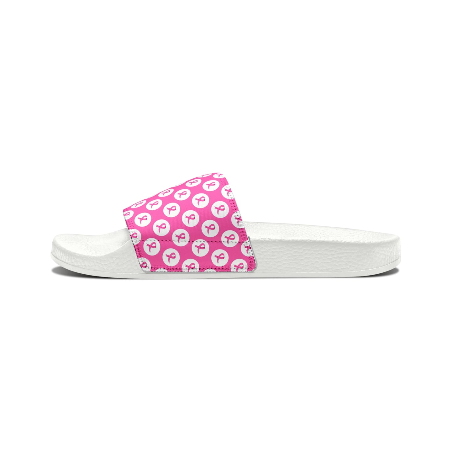 Breast Cancer Women's PU Slide Sandals